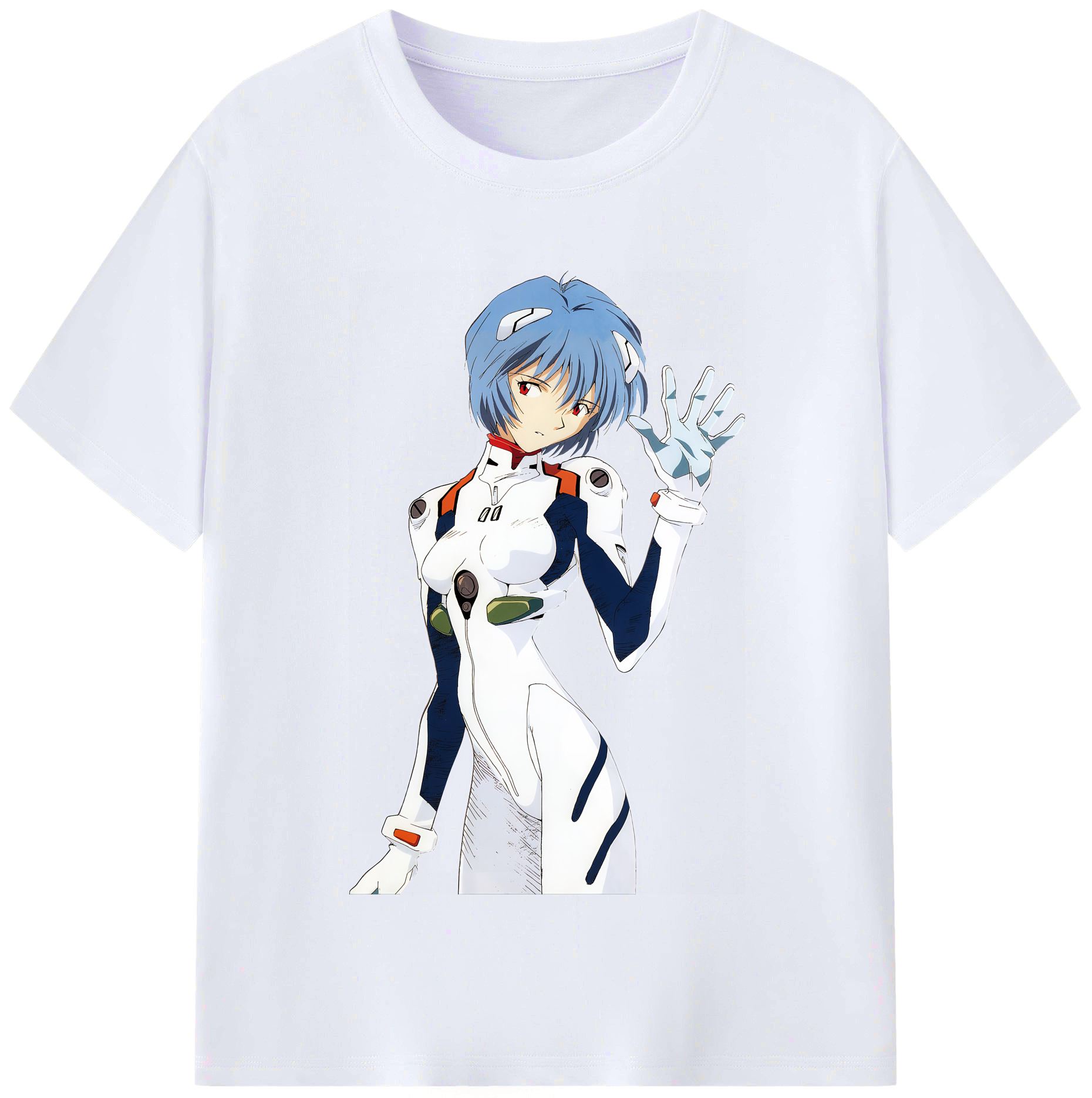 （画像用） EVA 新世紀エヴァンゲリオン レディースカジュアルプリントTシャツ（綿100％）