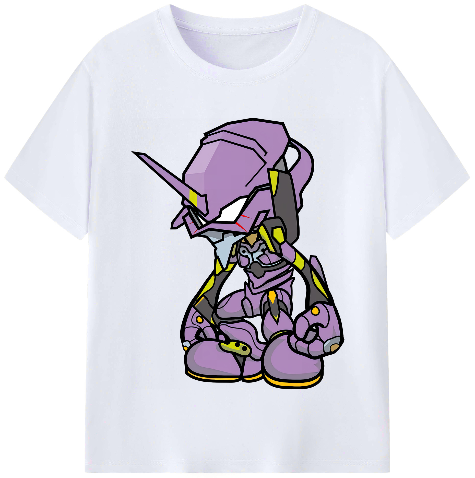 （画像用） EVA 新世紀エヴァンゲリオン レディースカジュアルプリントTシャツ（綿100％）