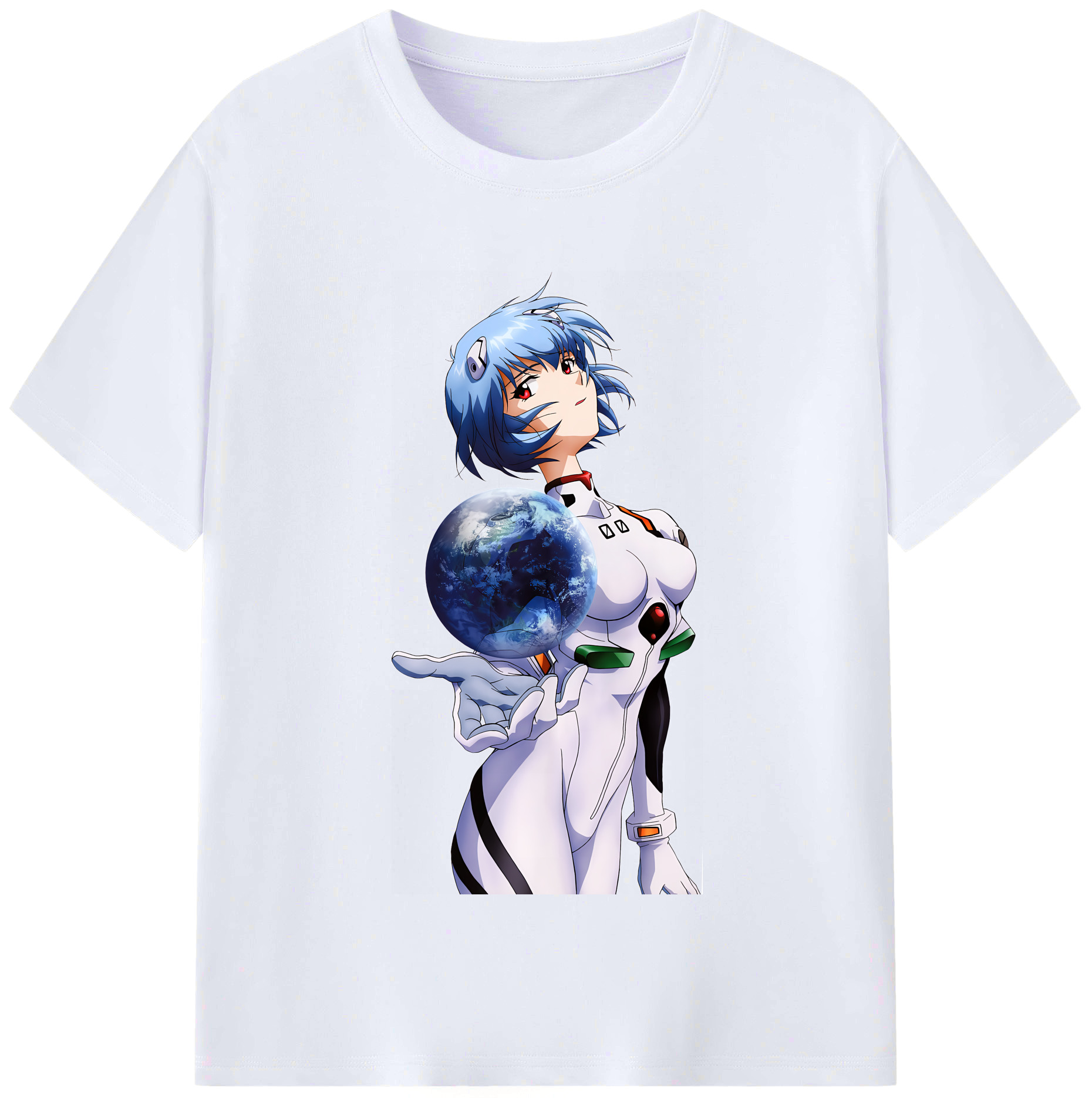 （画像用） EVA 新世紀エヴァンゲリオン レディースカジュアルプリントTシャツ（綿100％）