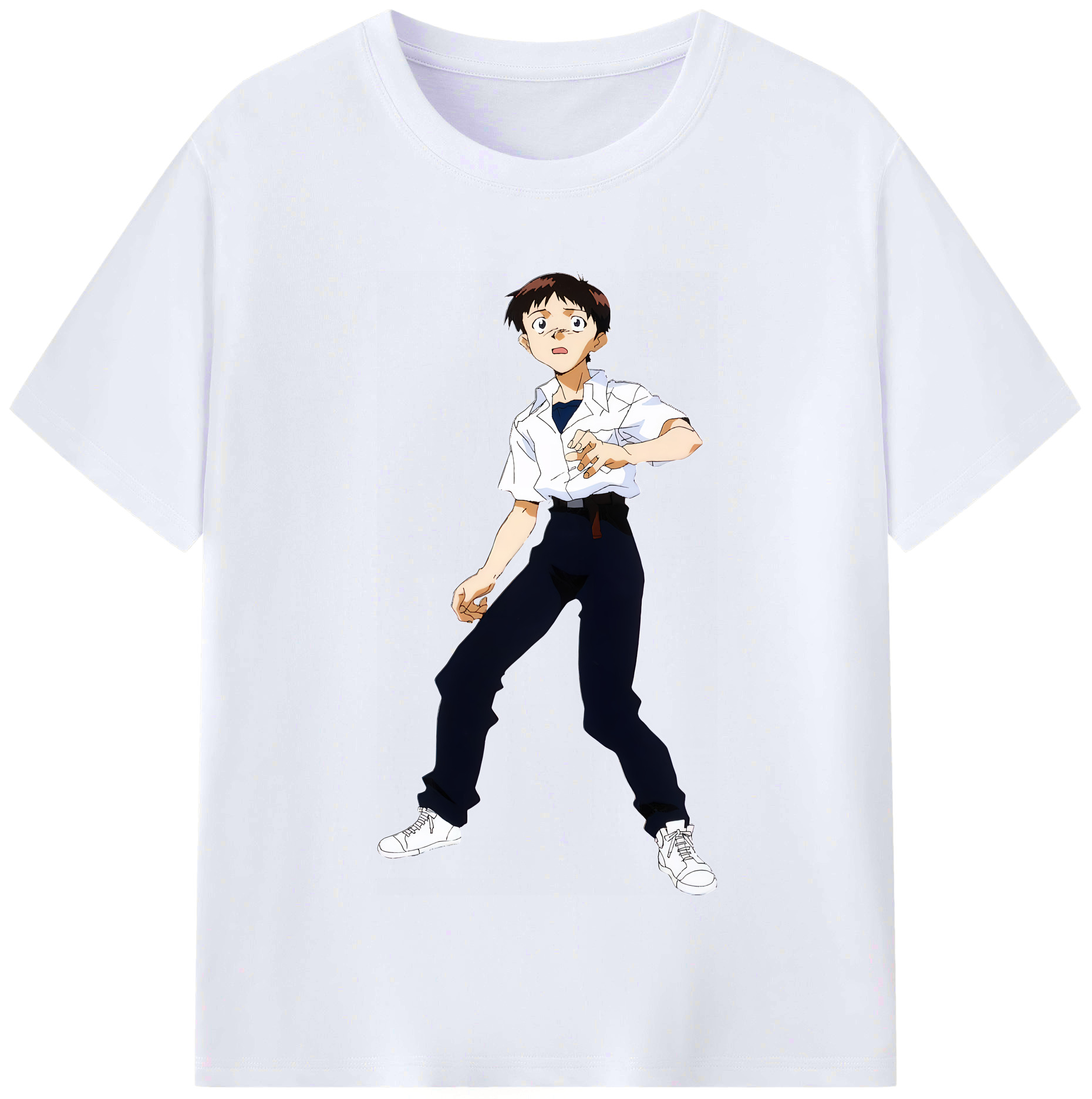 （画像用） EVA 新世紀エヴァンゲリオン レディースカジュアルプリントTシャツ（綿100％）