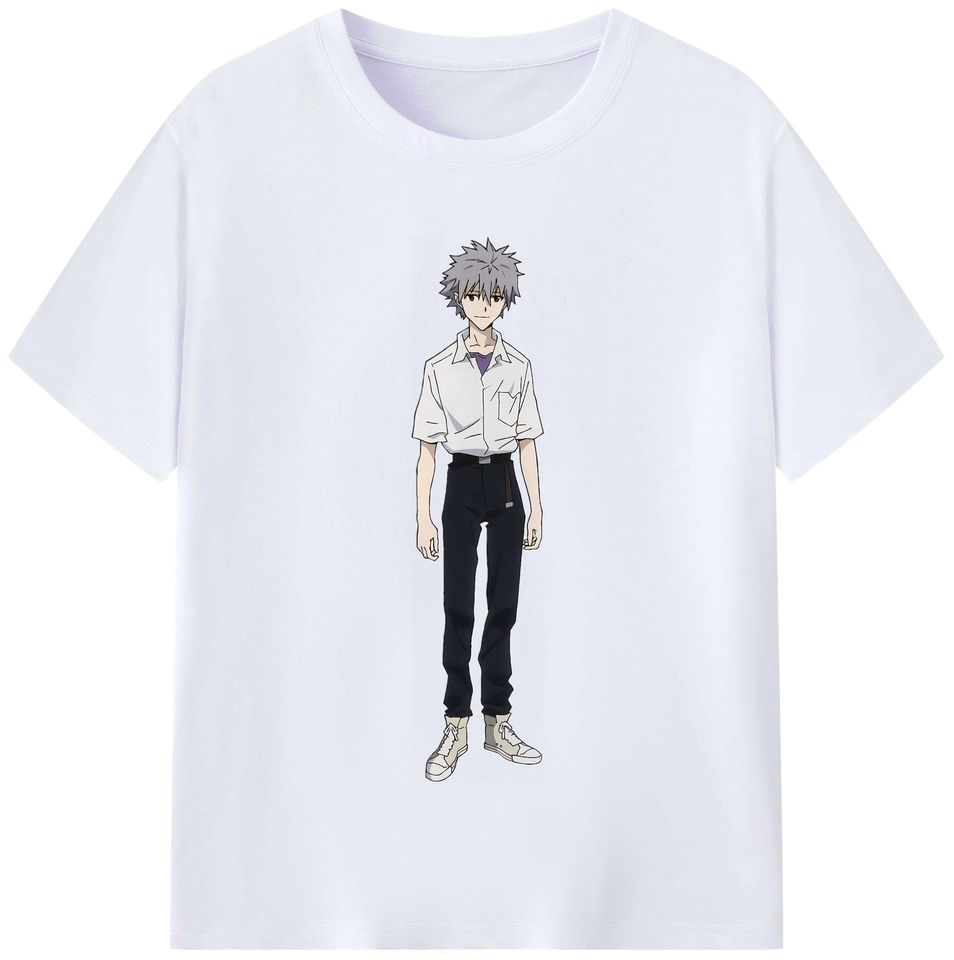 （画像用） EVA 新世紀エヴァンゲリオン レディースカジュアルプリントTシャツ（綿100％）