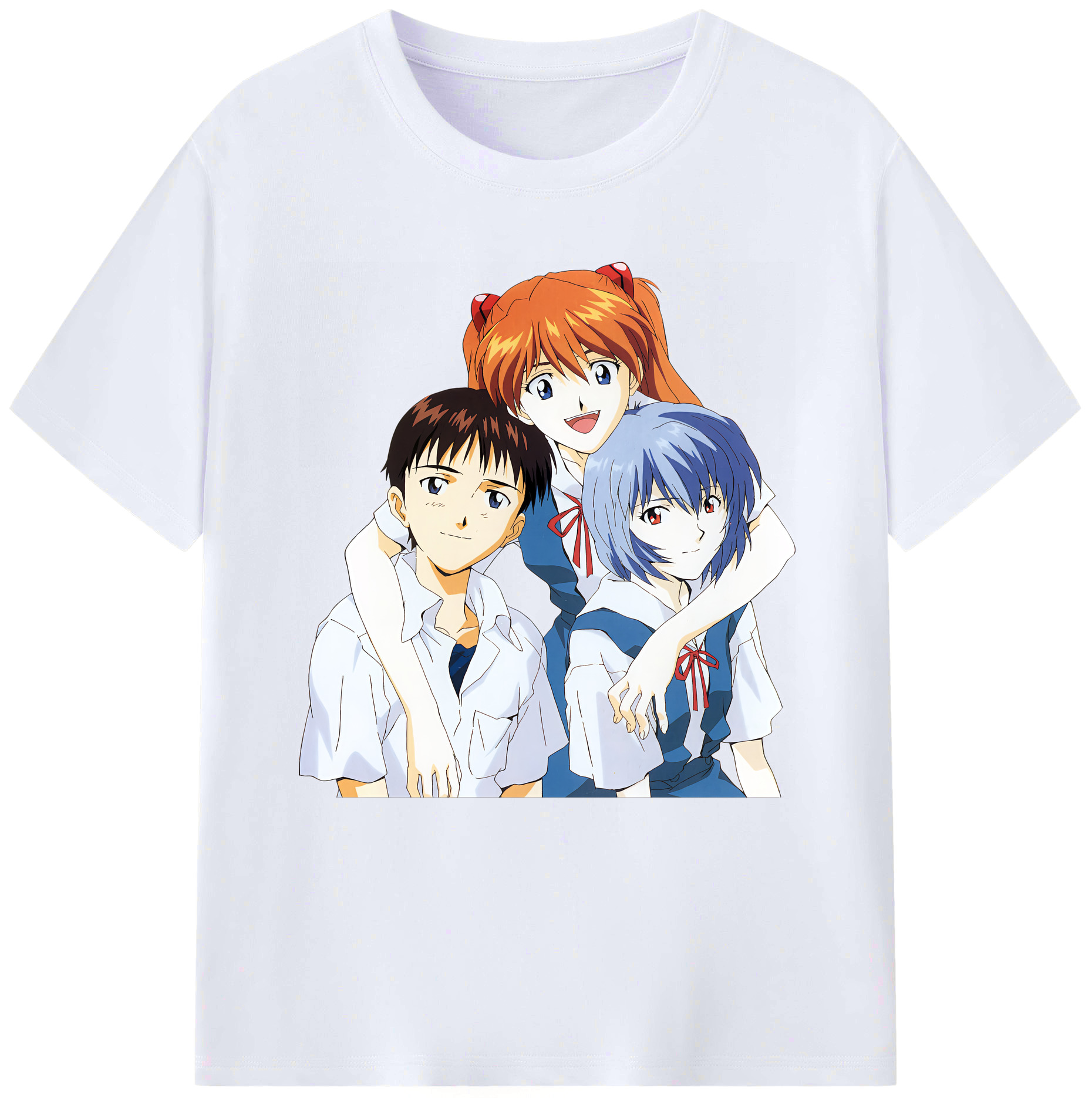 （画像用） EVA 新世紀エヴァンゲリオン レディースカジュアルプリントTシャツ（綿100％）