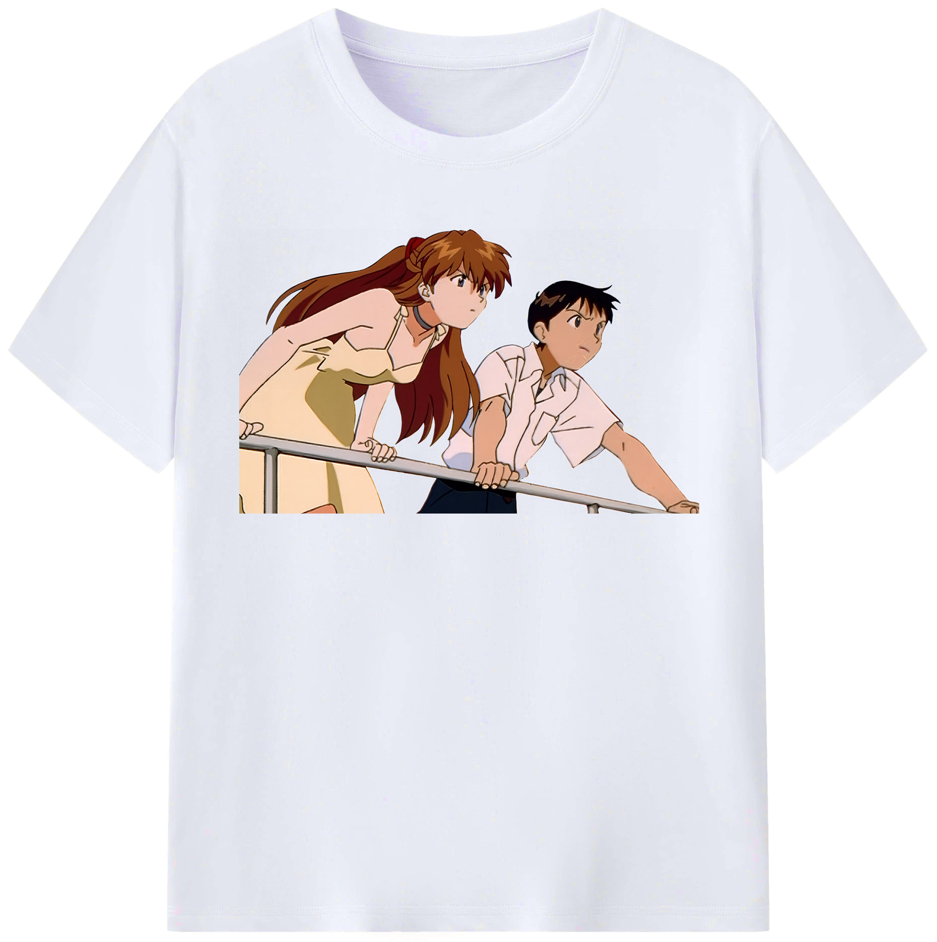 （画像用） EVA 新世紀エヴァンゲリオン レディースカジュアルプリントTシャツ（綿100％）