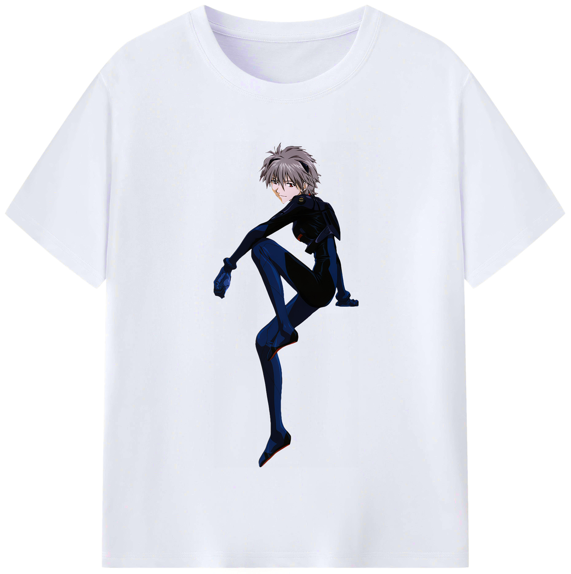 （画像用） EVA 新世紀エヴァンゲリオン レディースカジュアルプリントTシャツ（綿100％）