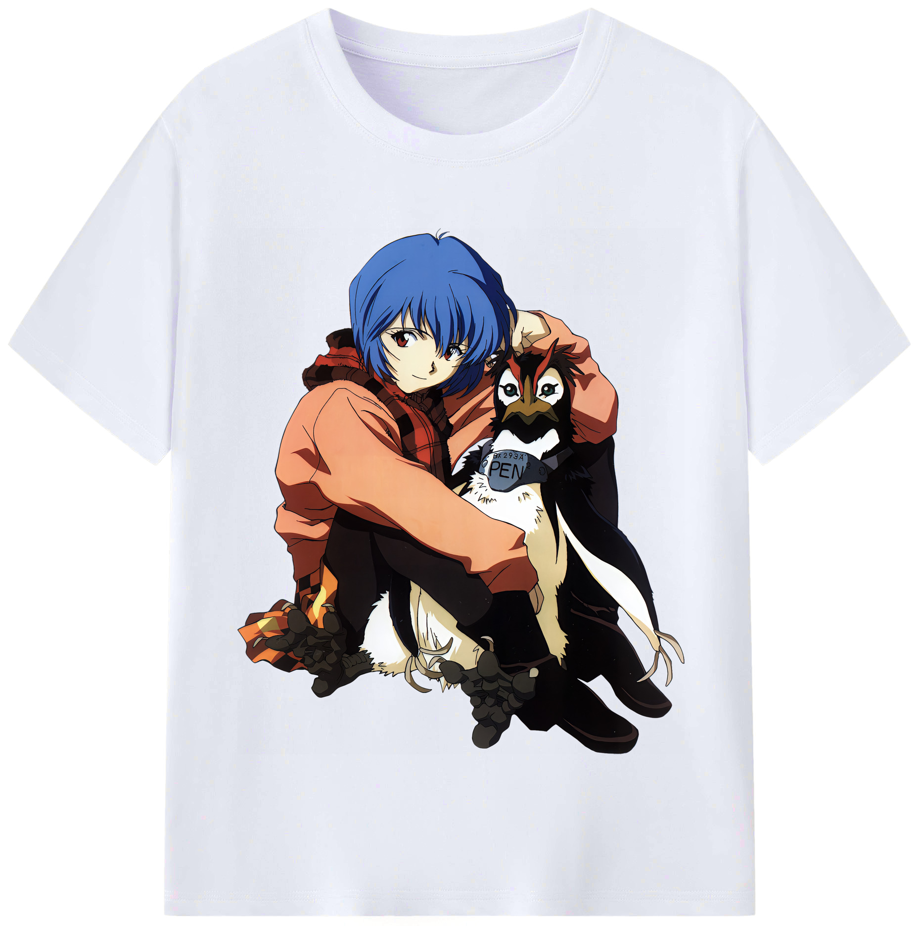 （画像用） EVA 新世紀エヴァンゲリオン レディースカジュアルプリントTシャツ（綿100％）