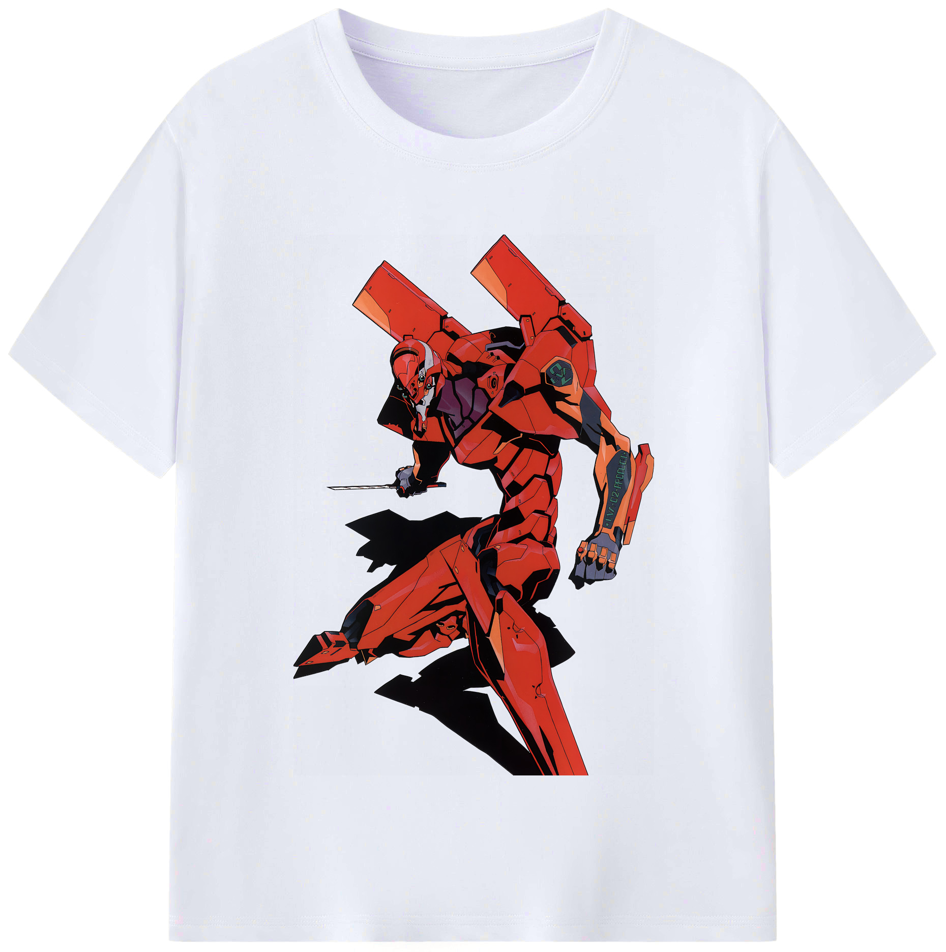 （画像用） EVA 新世紀エヴァンゲリオン レディースカジュアルプリントTシャツ（綿100％）