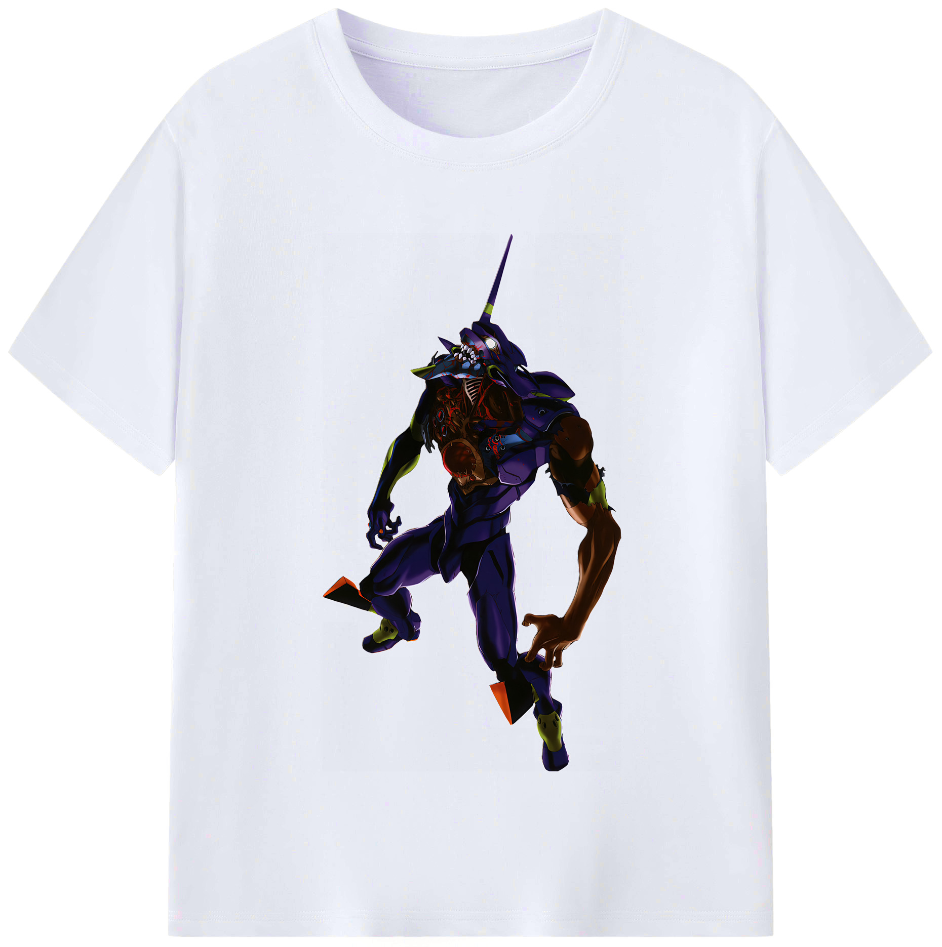（画像用） EVA 新世紀エヴァンゲリオン レディースカジュアルプリントTシャツ（綿100％）