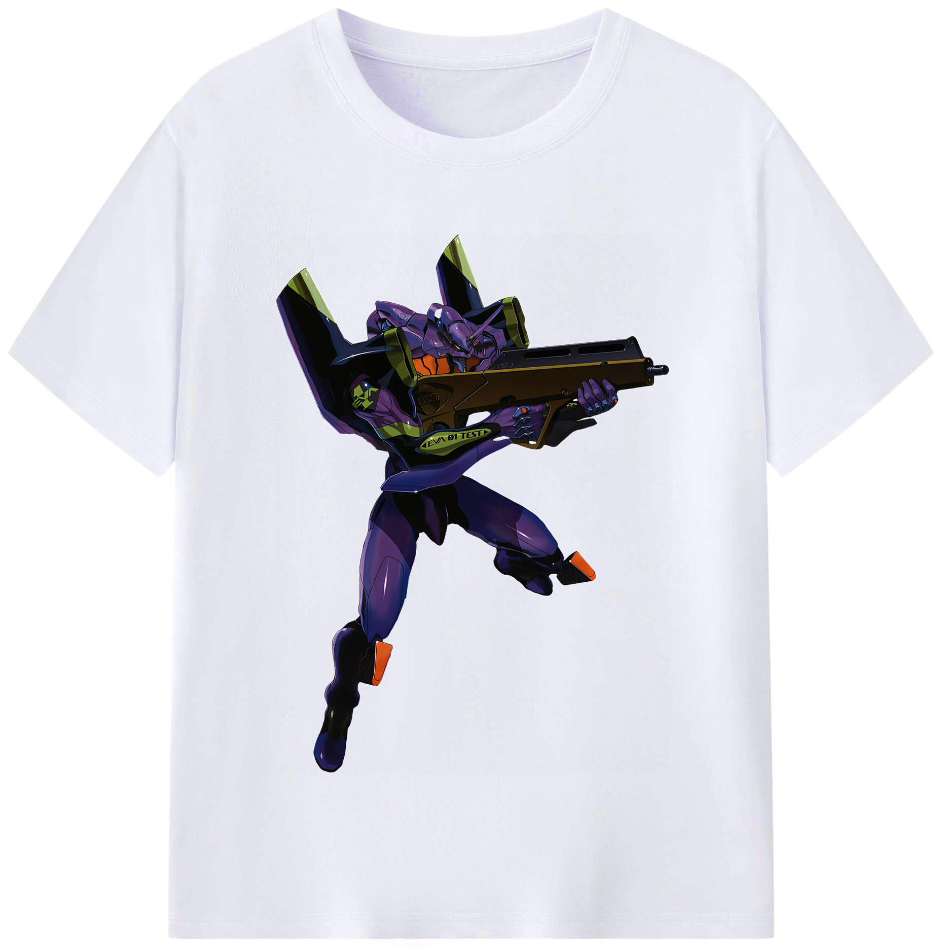 （画像用） EVA 新世紀エヴァンゲリオン レディースカジュアルプリントTシャツ（綿100％）