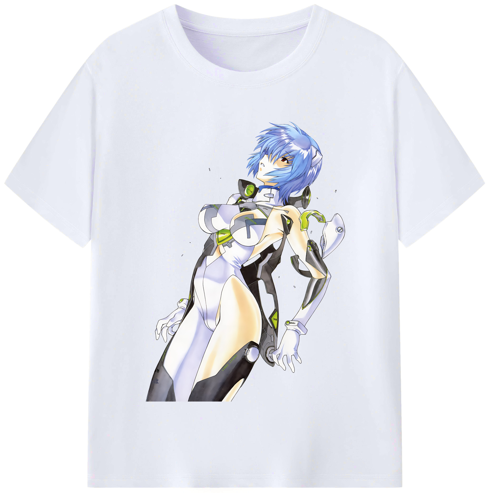 （画像用） EVA 新世紀エヴァンゲリオン レディースカジュアルプリントTシャツ（綿100％）