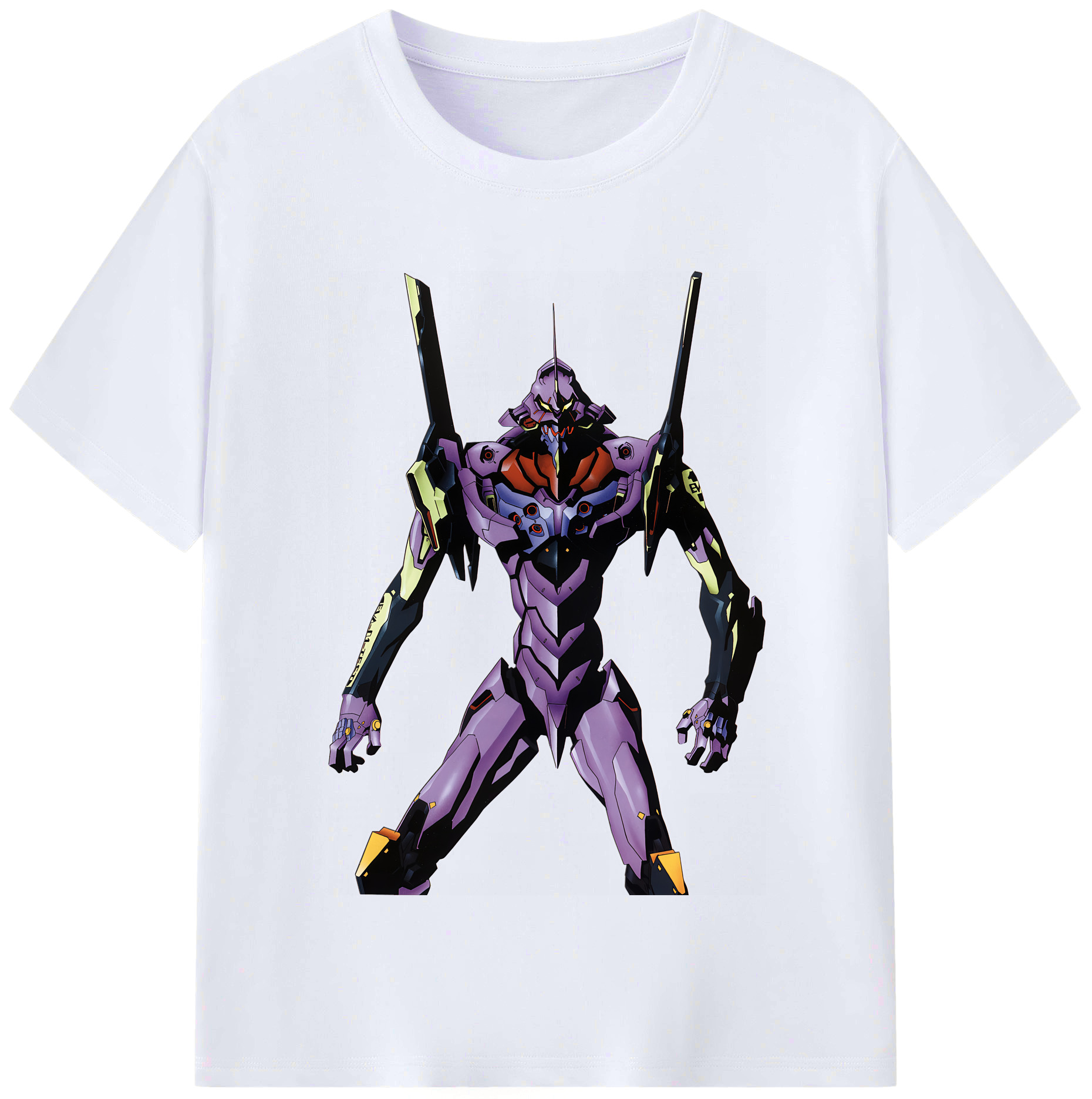 （画像用） EVA 新世紀エヴァンゲリオン レディースカジュアルプリントTシャツ（綿100％）