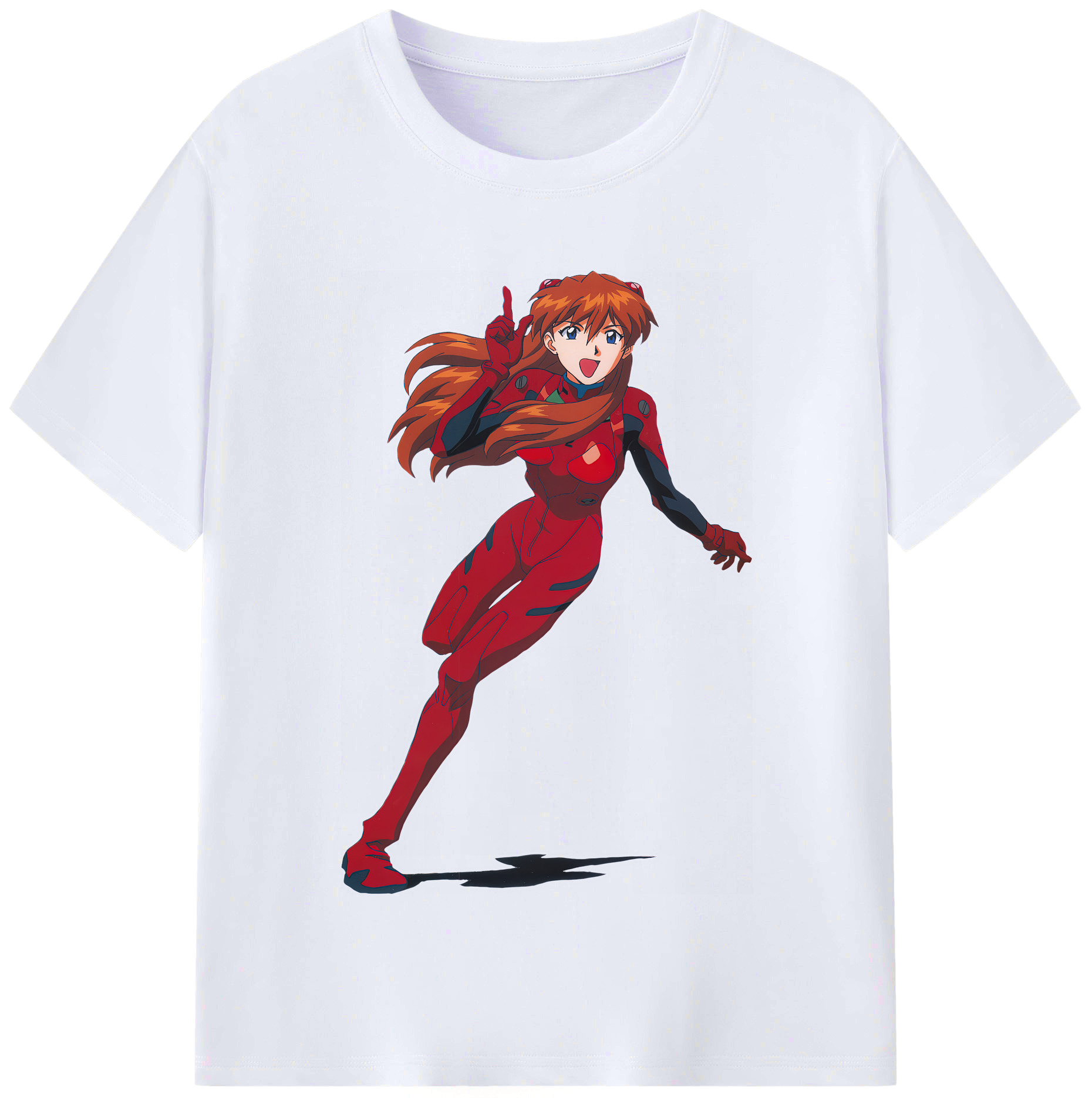 （画像用） EVA 新世紀エヴァンゲリオン レディースカジュアルプリントTシャツ（綿100％）