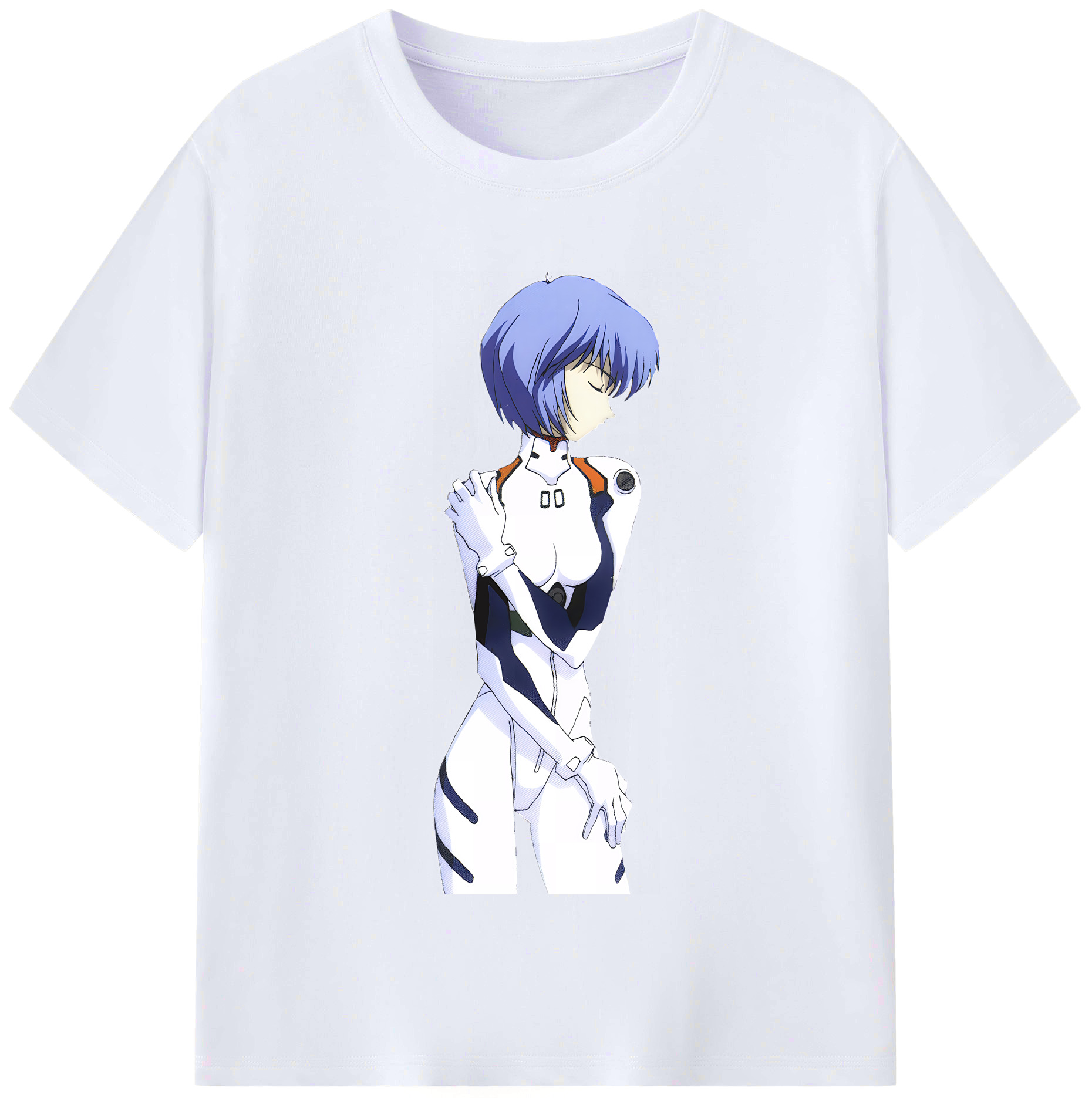 （画像用） EVA 新世紀エヴァンゲリオン レディースカジュアルプリントTシャツ（綿100％）