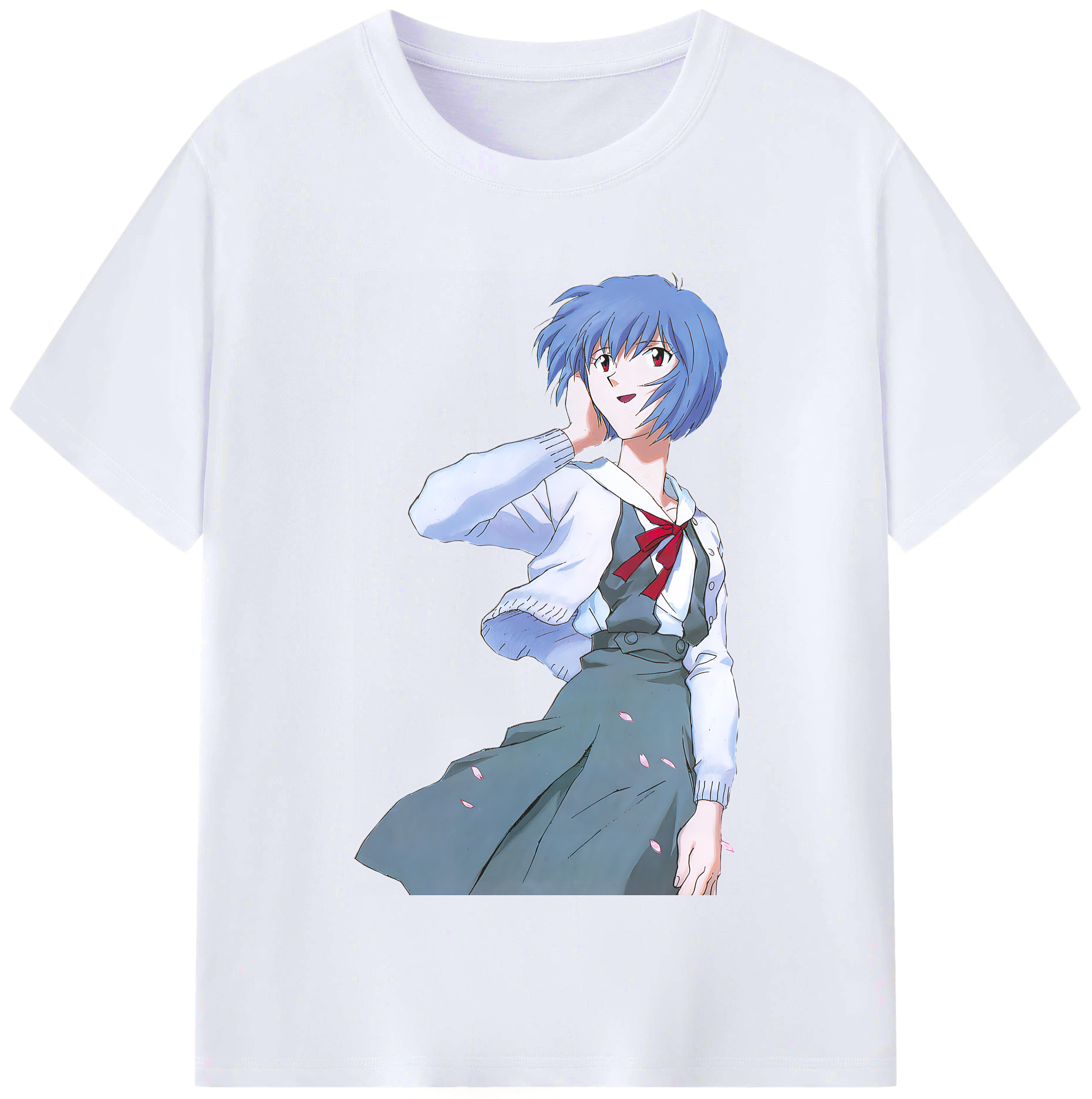 （画像用） EVA 新世紀エヴァンゲリオン レディースカジュアルプリントTシャツ（綿100％）