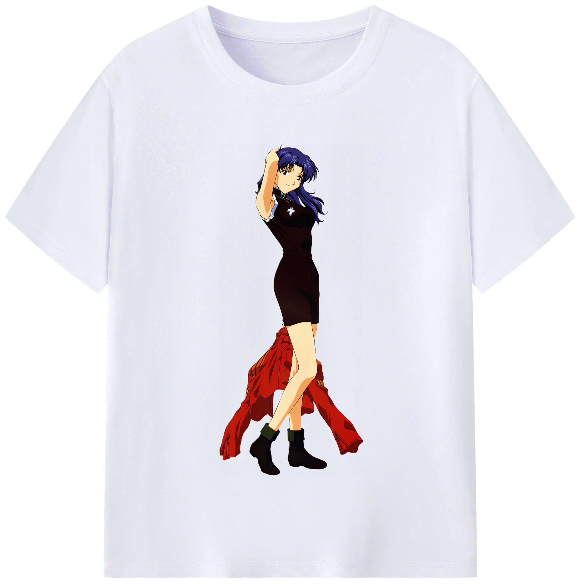 （画像用） EVA 新世紀エヴァンゲリオン レディースカジュアルプリントTシャツ（綿100％）