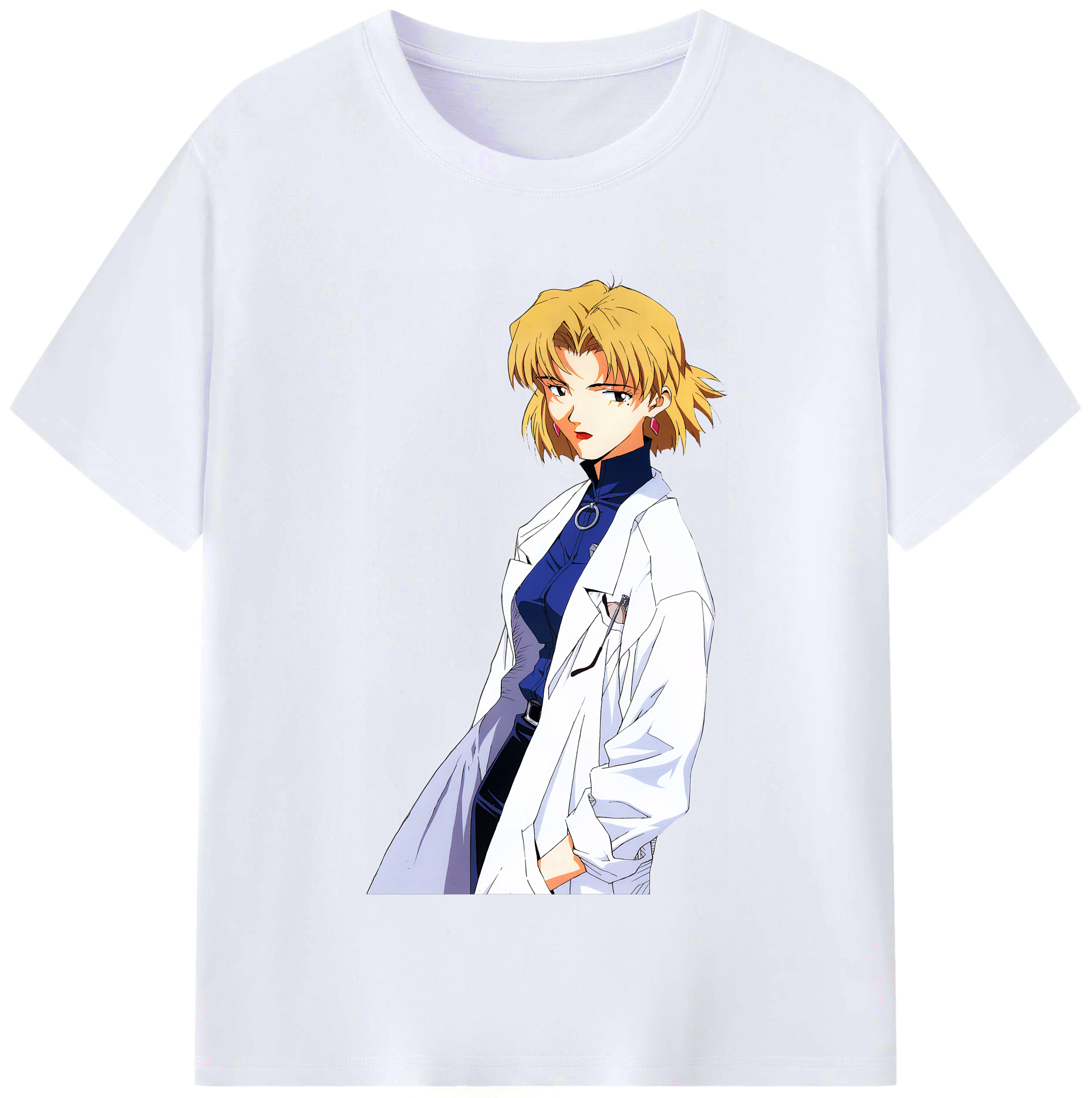 （画像用） EVA 新世紀エヴァンゲリオン レディースカジュアルプリントTシャツ（綿100％）