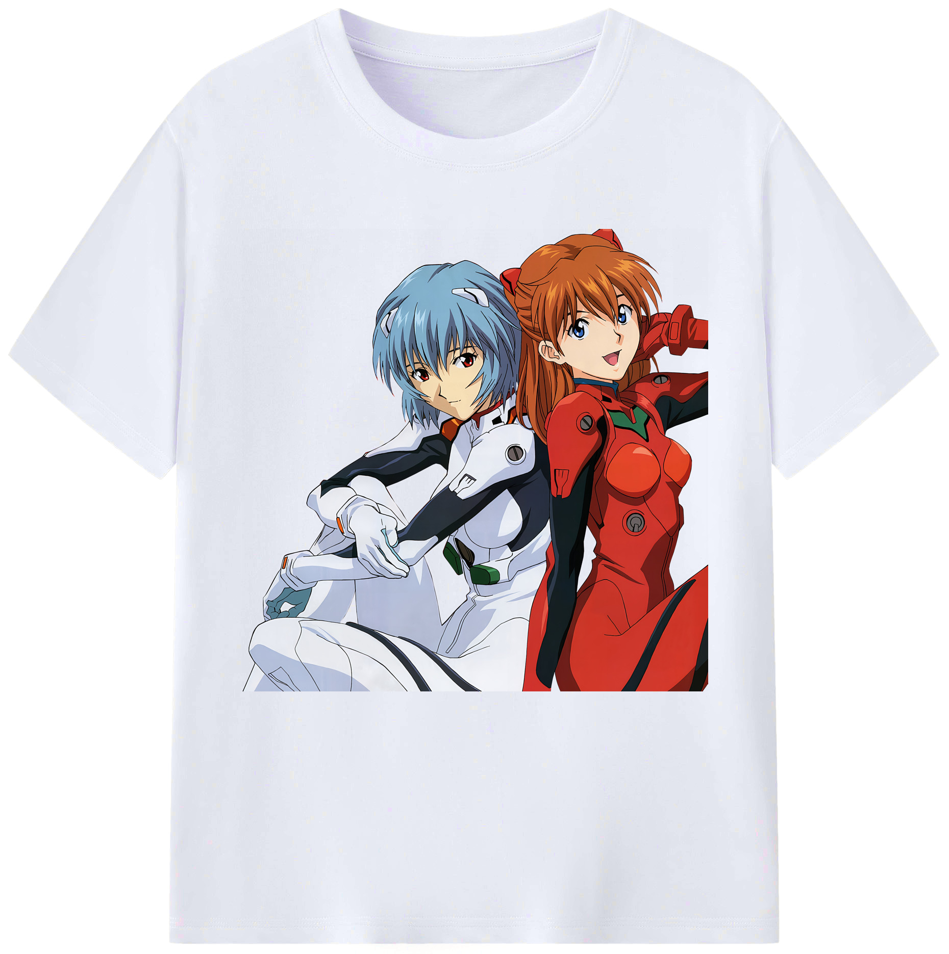 （画像用） EVA 新世紀エヴァンゲリオン レディースカジュアルプリントTシャツ（綿100％）