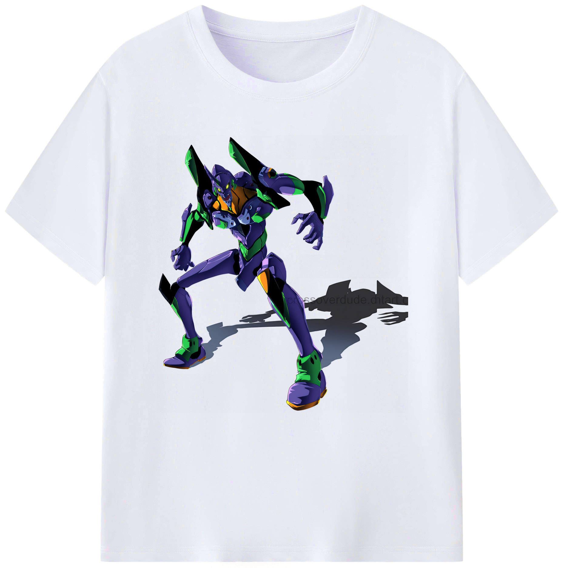 （画像用） EVA 新世紀エヴァンゲリオン レディースカジュアルプリントTシャツ（綿100％）