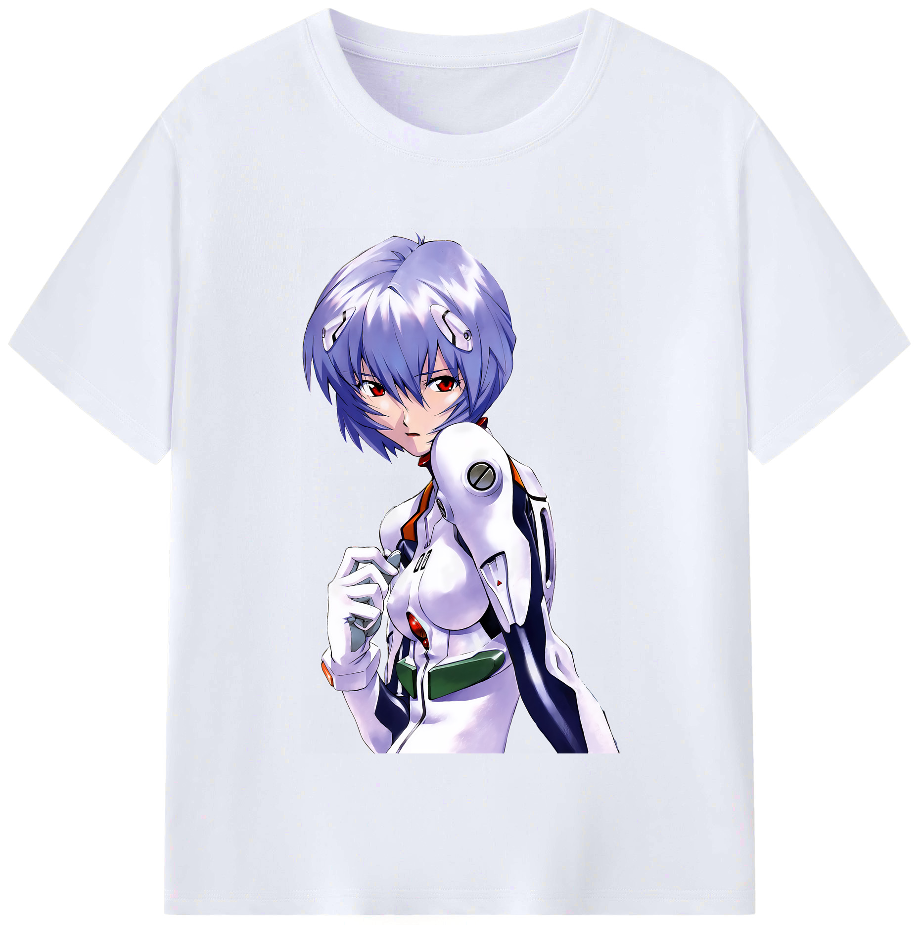 （画像用） EVA 新世紀エヴァンゲリオン レディースカジュアルプリントTシャツ（綿100％）