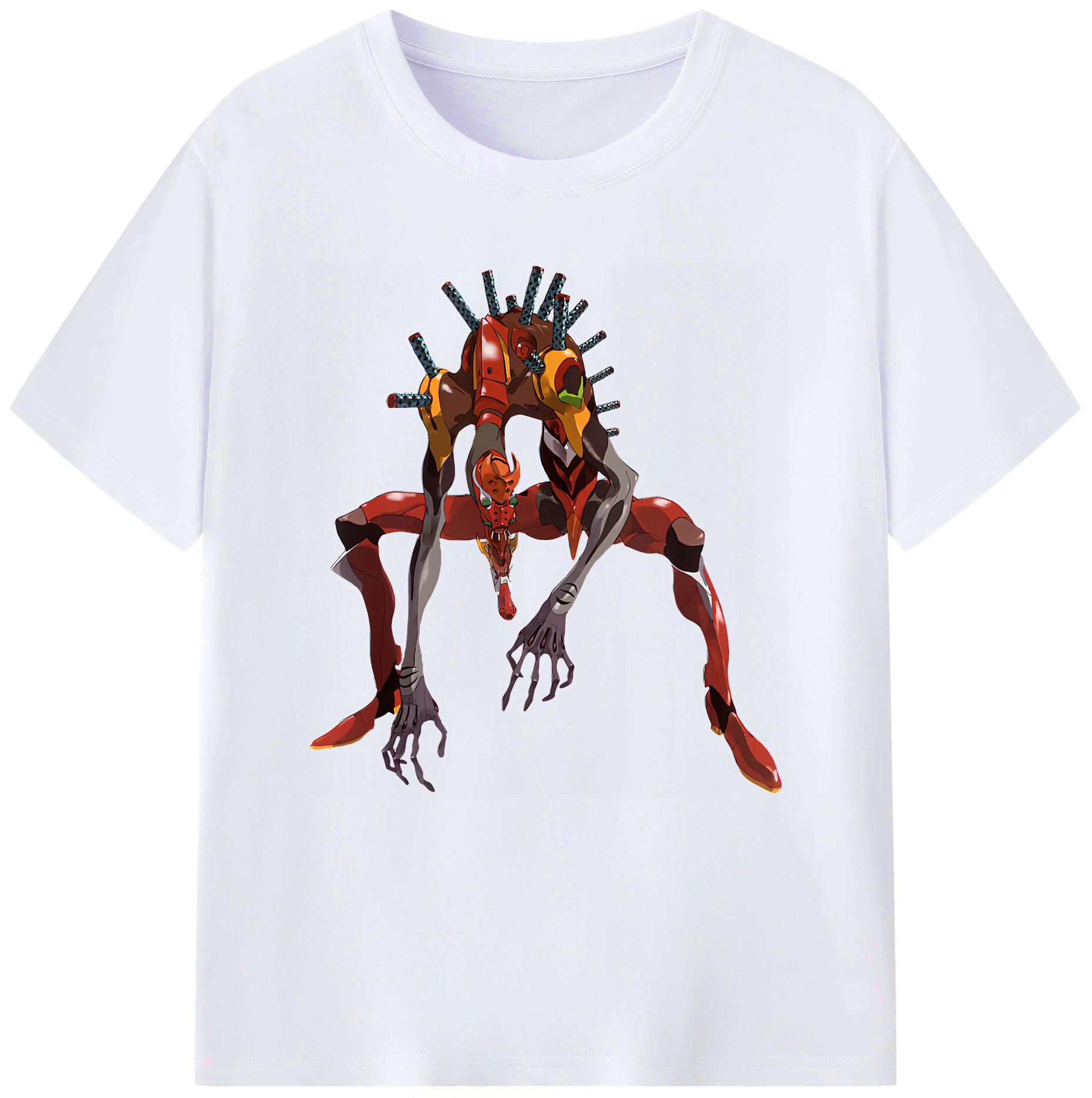 （画像用） EVA 新世紀エヴァンゲリオン レディースカジュアルプリントTシャツ（綿100％）