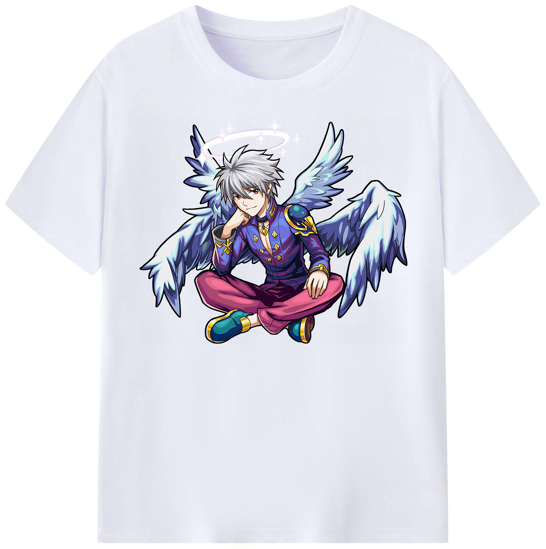 （画像用） EVA 新世紀エヴァンゲリオン レディースカジュアルプリントTシャツ（綿100％）