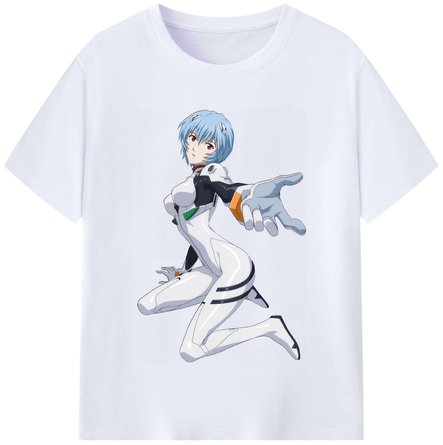 （画像用） EVA 新世紀エヴァンゲリオン レディースカジュアルプリントTシャツ（綿100％）