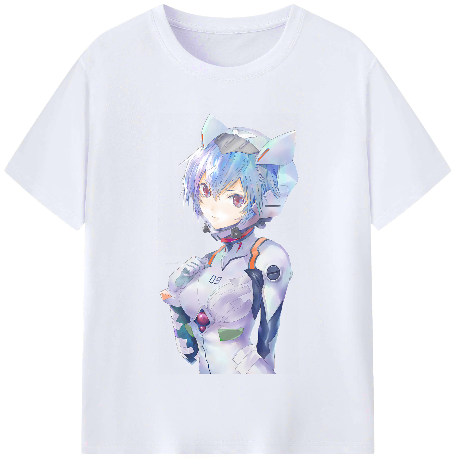 （画像用） EVA 新世紀エヴァンゲリオン レディースカジュアルプリントTシャツ（綿100％）