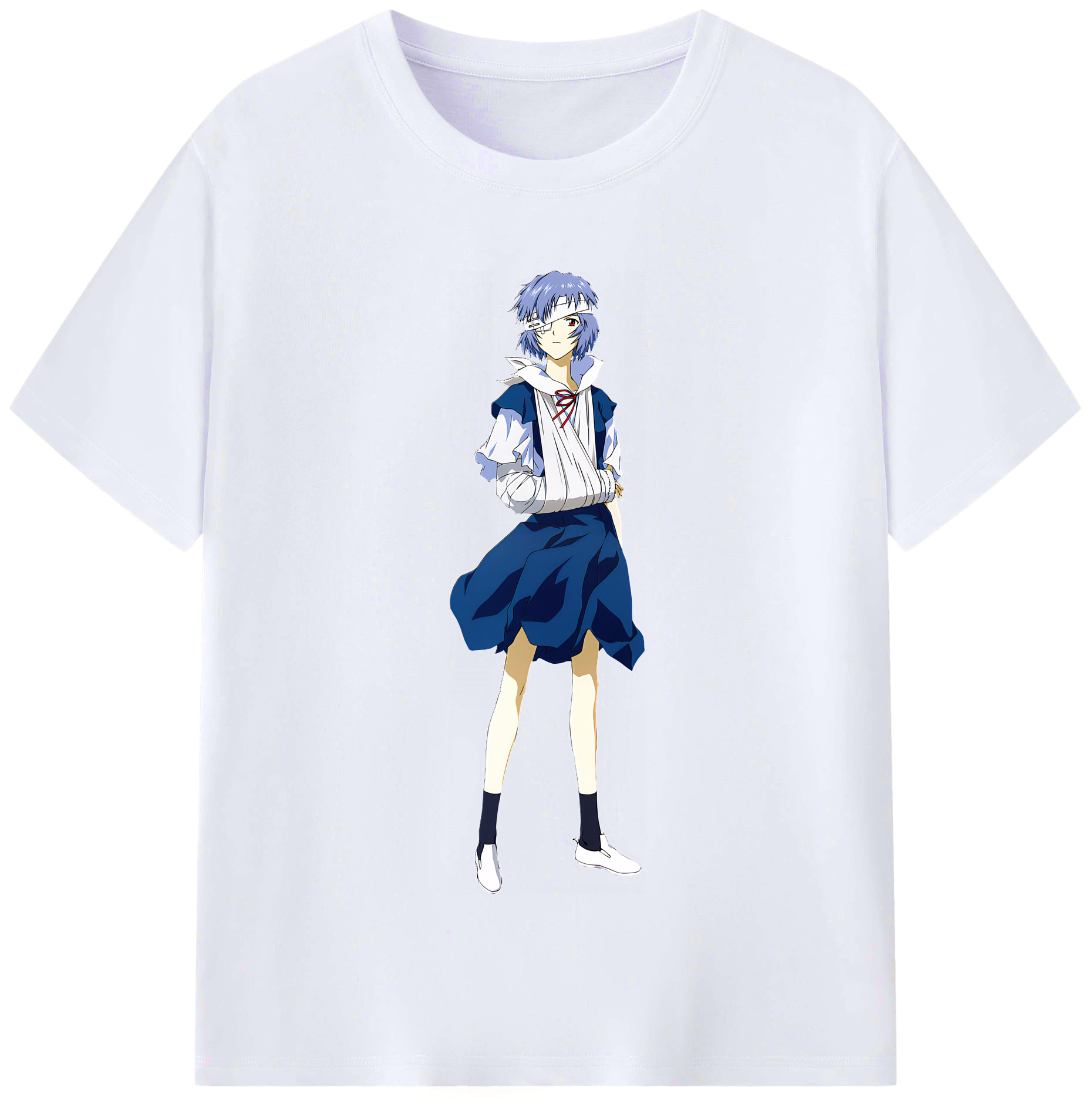 （画像用） EVA 新世紀エヴァンゲリオン レディースカジュアルプリントTシャツ（綿100％）