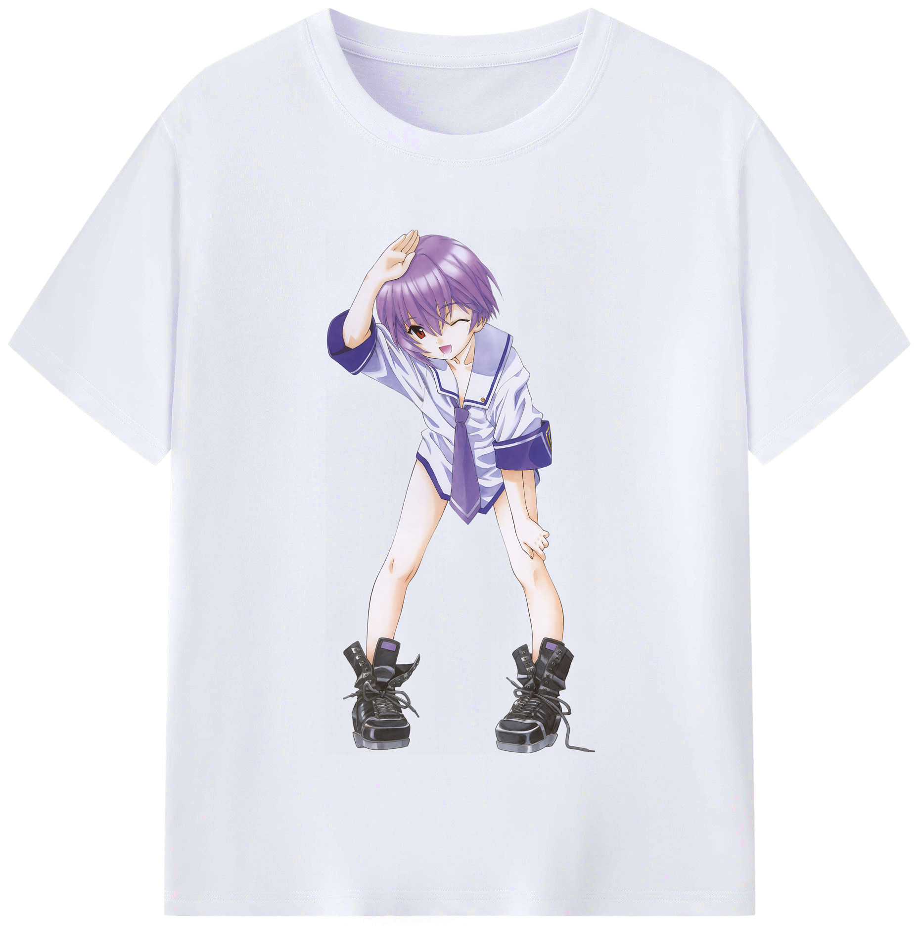 （画像用） EVA 新世紀エヴァンゲリオン レディースカジュアルプリントTシャツ（綿100％）