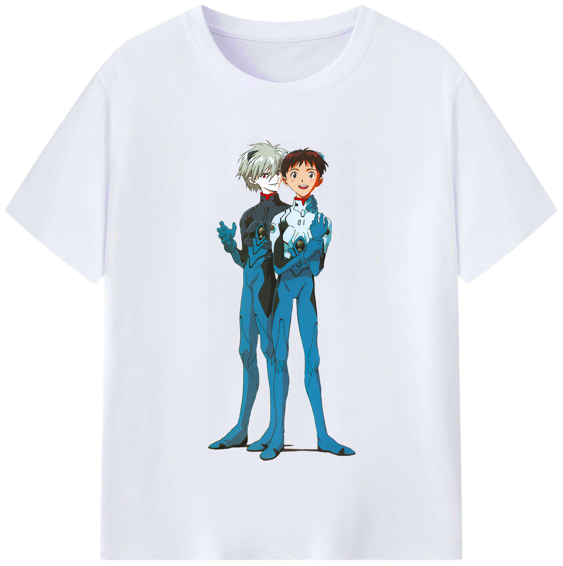 （画像用） EVA 新世紀エヴァンゲリオン レディースカジュアルプリントTシャツ（綿100％）
