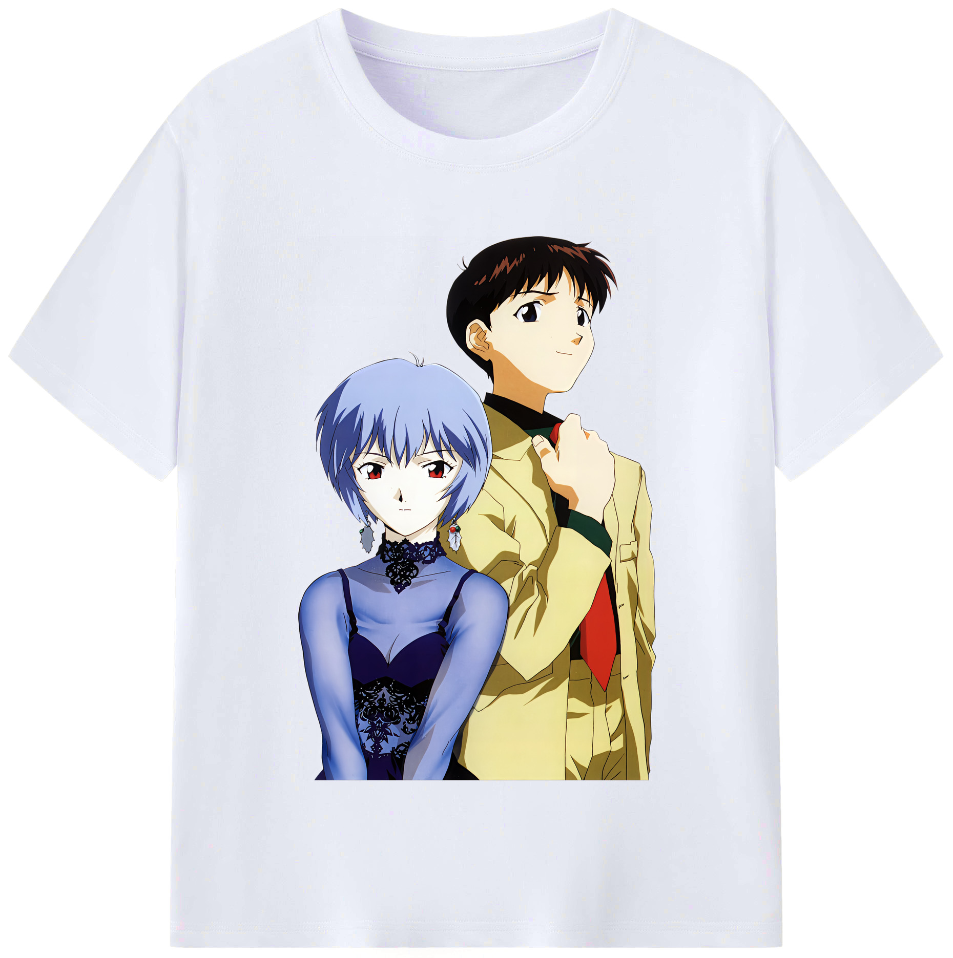 （画像用） EVA 新世紀エヴァンゲリオン レディースカジュアルプリントTシャツ（綿100％）