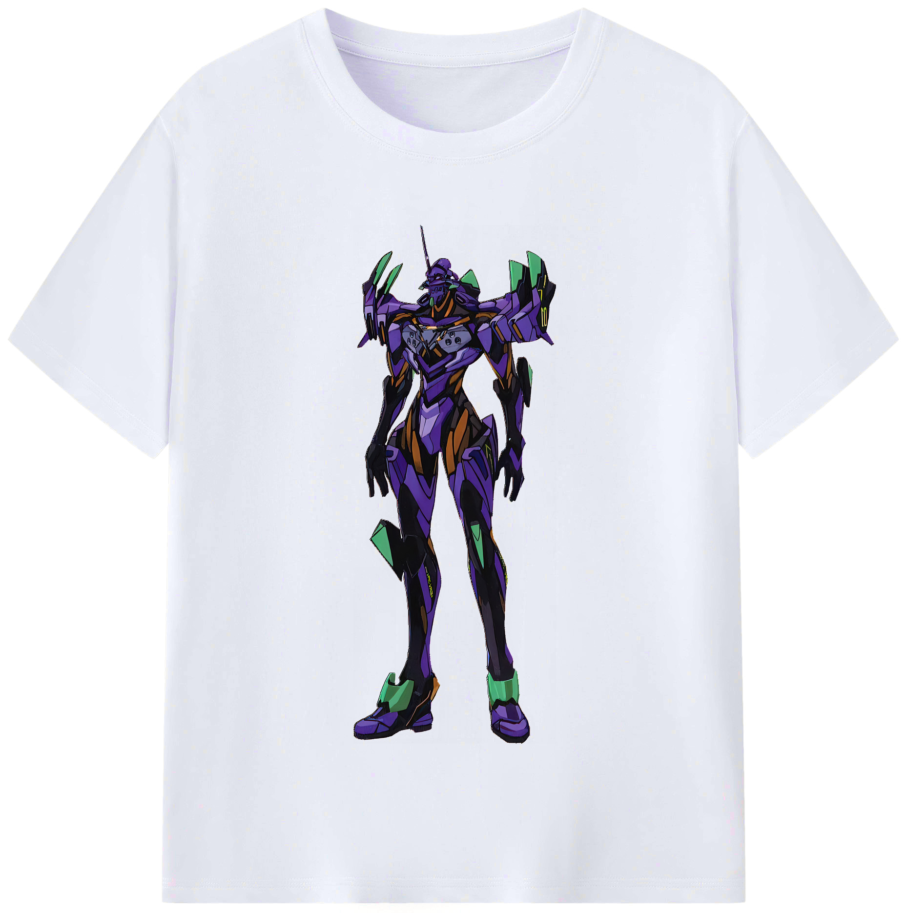 （画像用） EVA 新世紀エヴァンゲリオン レディースカジュアルプリントTシャツ（綿100％）