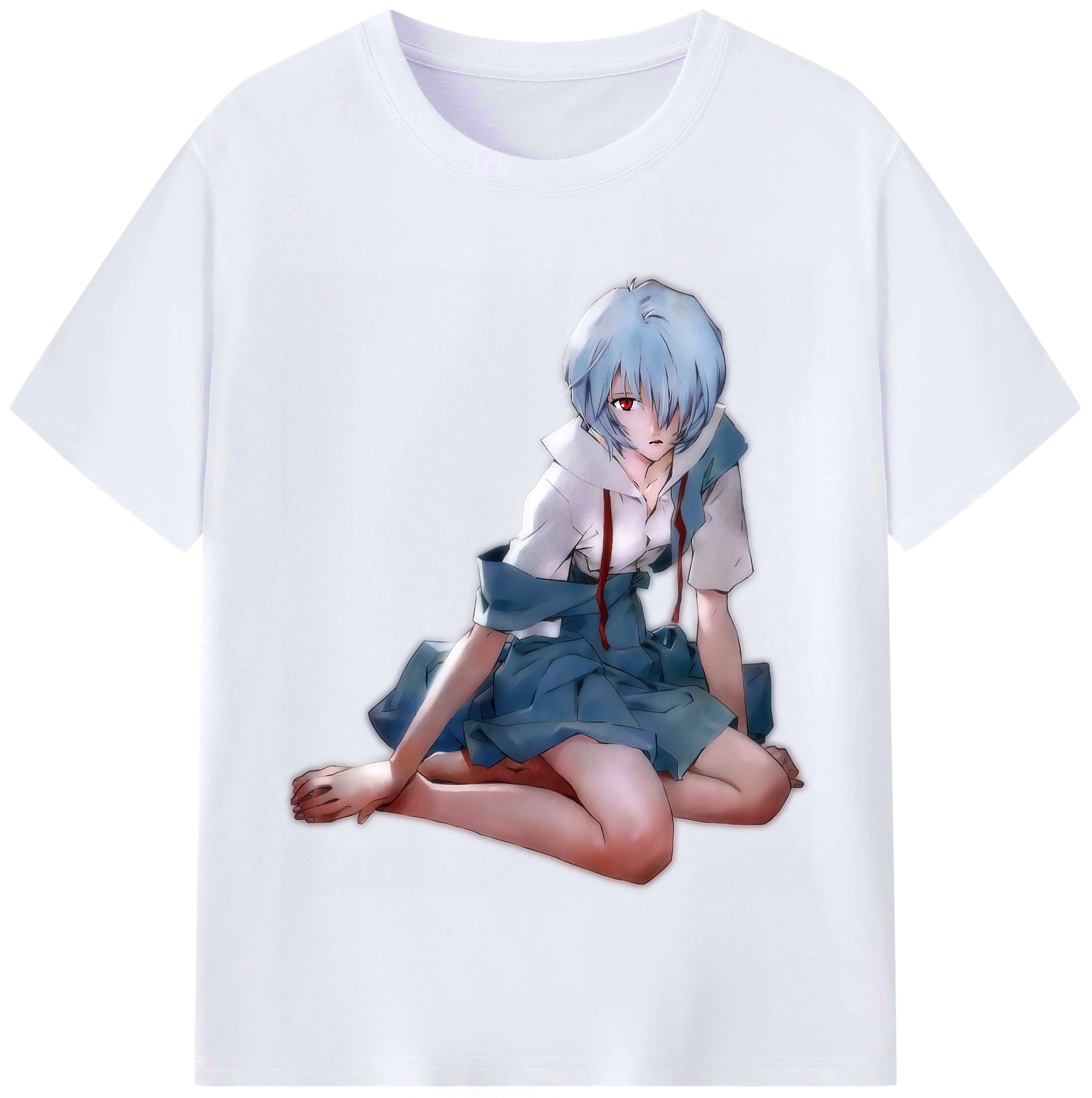 （画像用） EVA 新世紀エヴァンゲリオン レディースカジュアルプリントTシャツ（綿100％）