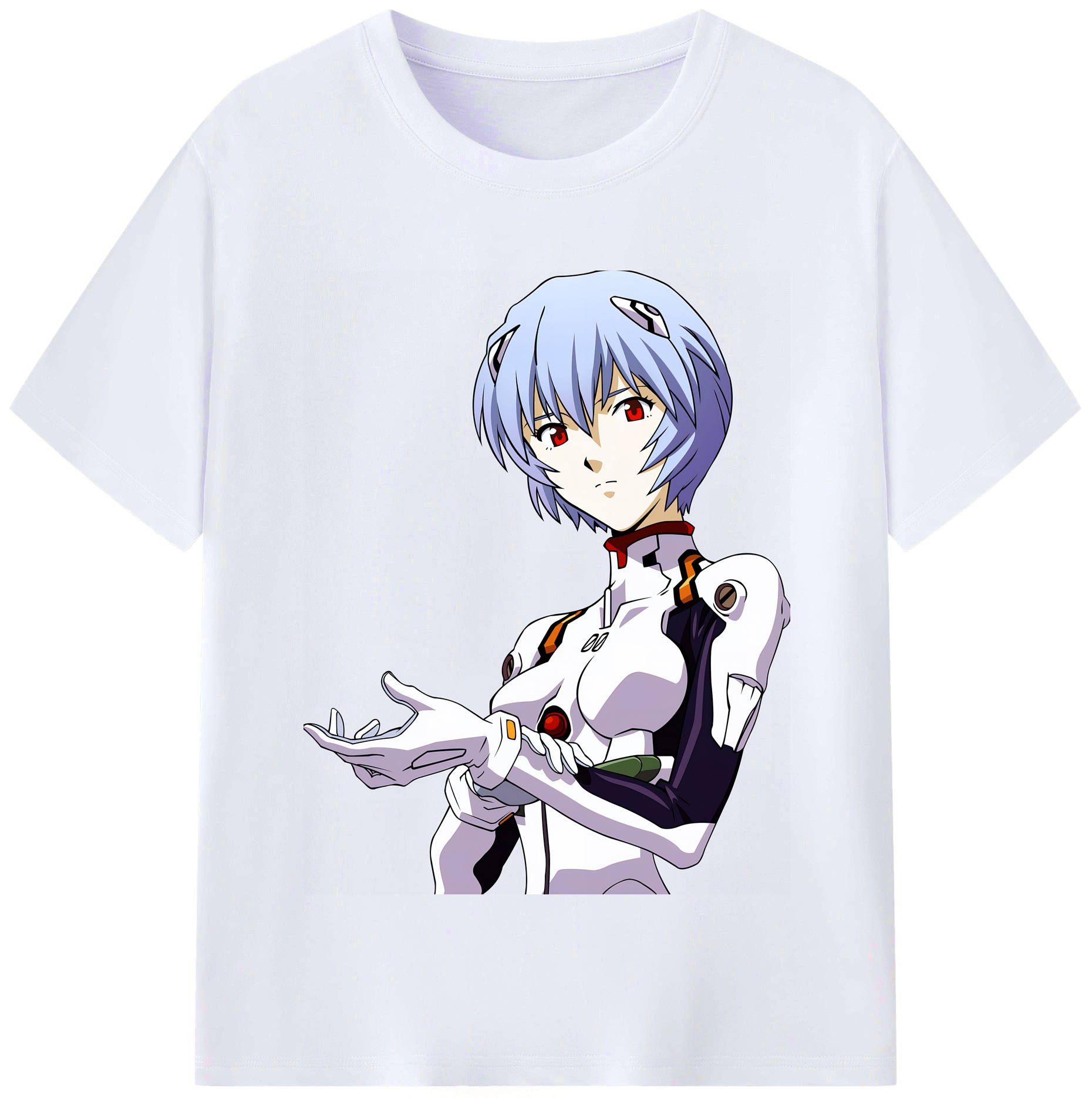 （画像用） EVA 新世紀エヴァンゲリオン レディースカジュアルプリントTシャツ（綿100％）