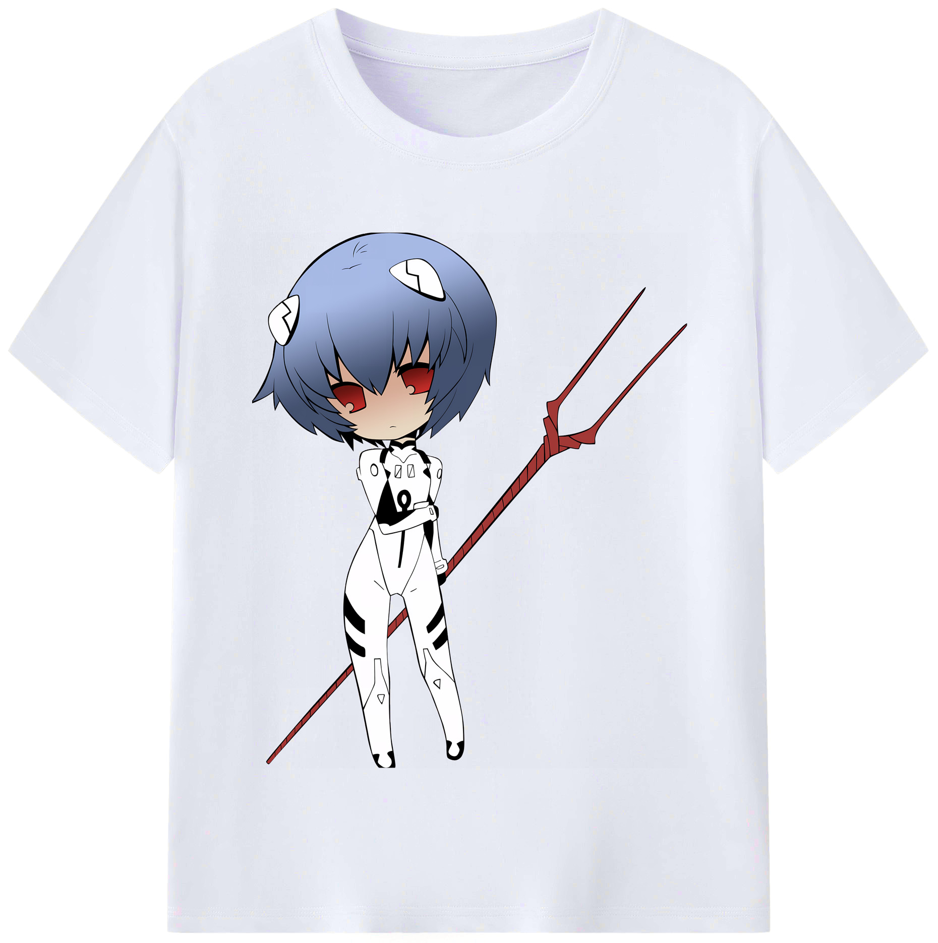 （画像用） EVA 新世紀エヴァンゲリオン レディースカジュアルプリントTシャツ（綿100％）
