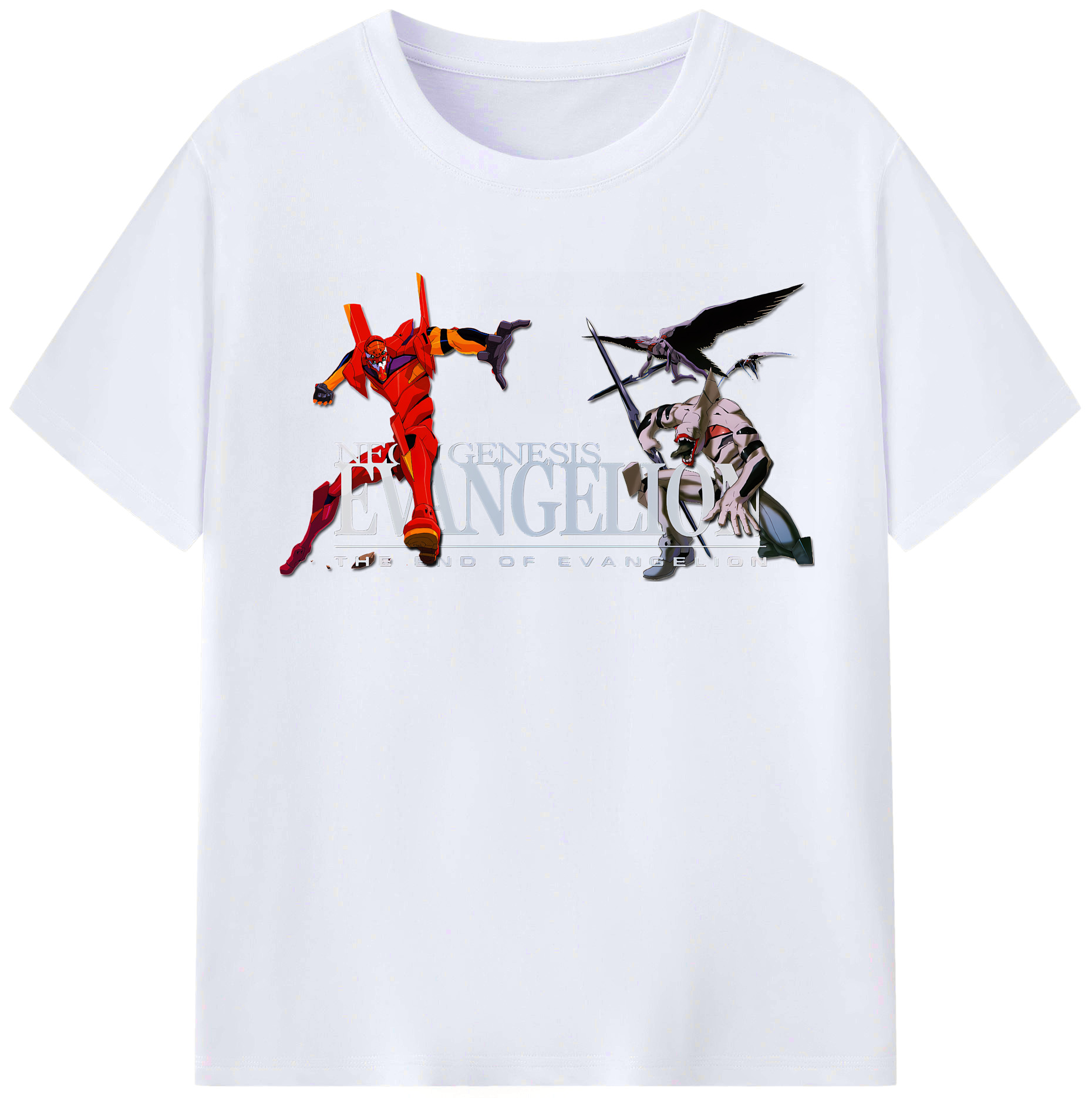 （画像用） EVA 新世紀エヴァンゲリオン レディースカジュアルプリントTシャツ（綿100％）