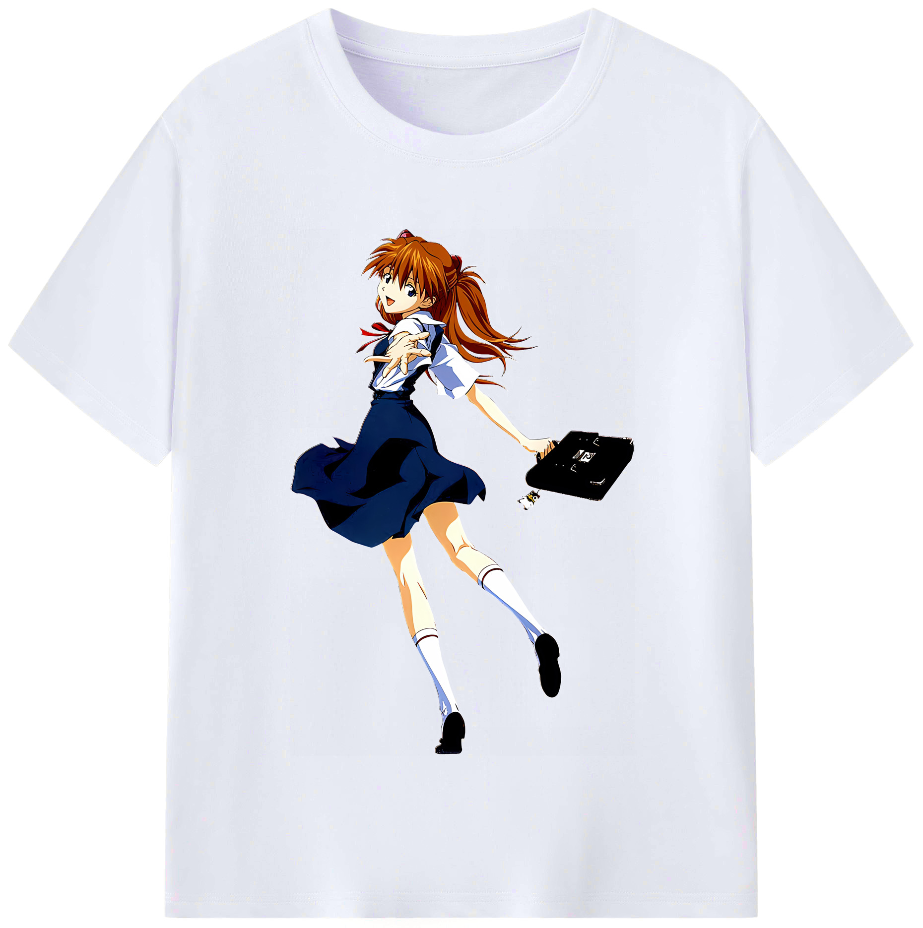（画像用） EVA 新世紀エヴァンゲリオン レディースカジュアルプリントTシャツ（綿100％）