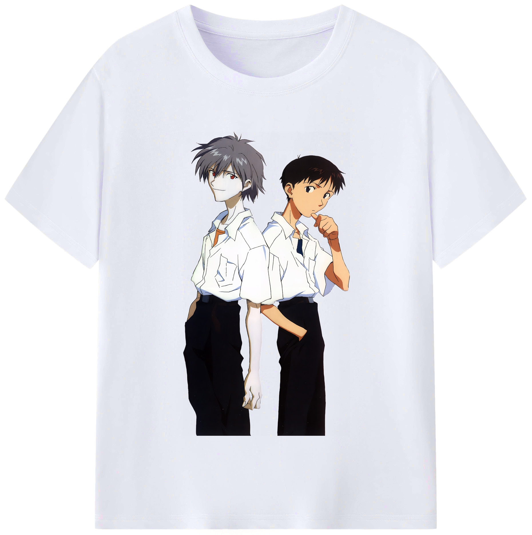 （画像用） EVA 新世紀エヴァンゲリオン レディースカジュアルプリントTシャツ（綿100％）