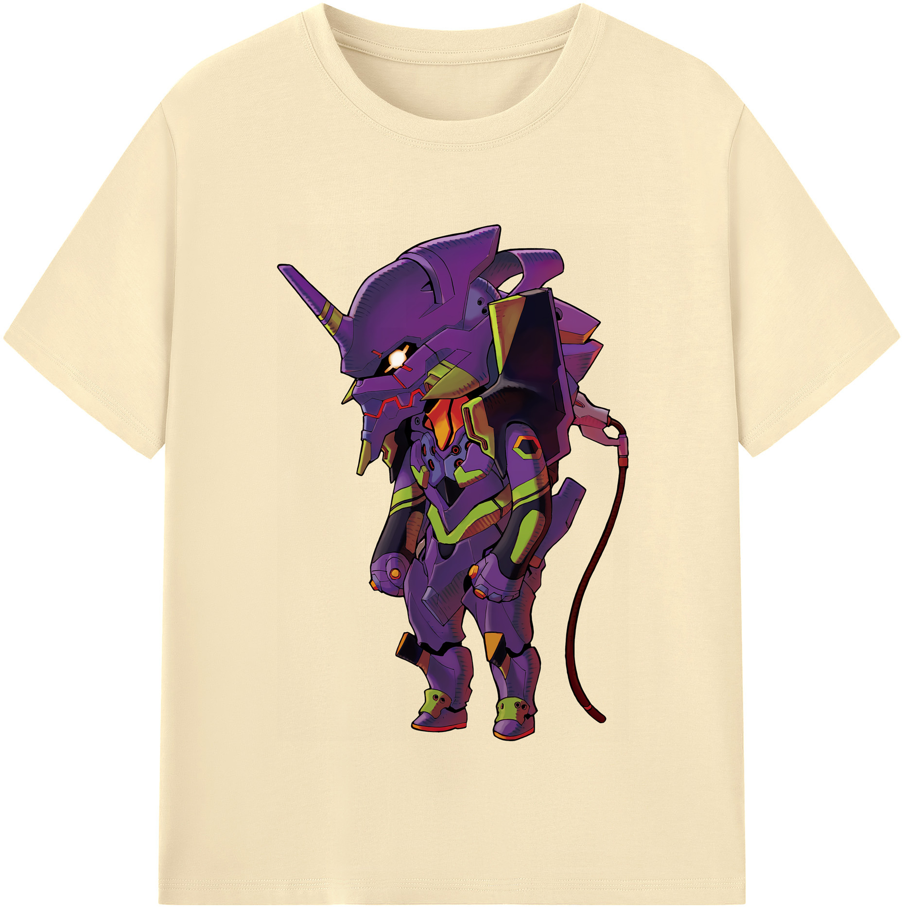 （画像用） EVA 新世紀エヴァンゲリオン 綿100％半袖Tシャツ（フロントプリント）