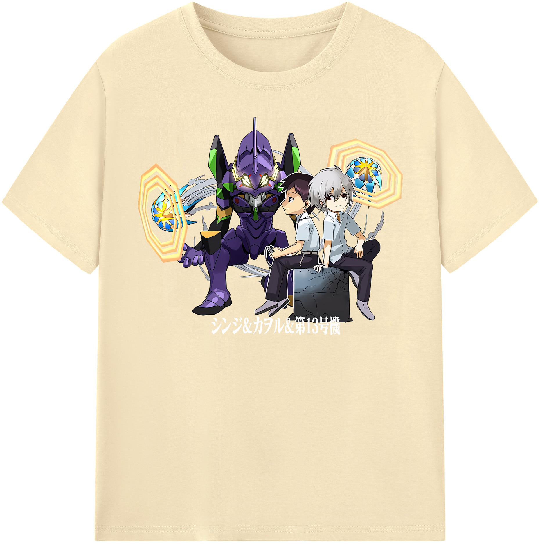 （画像用） EVA 新世紀エヴァンゲリオン 綿100％半袖Tシャツ（フロントプリント）