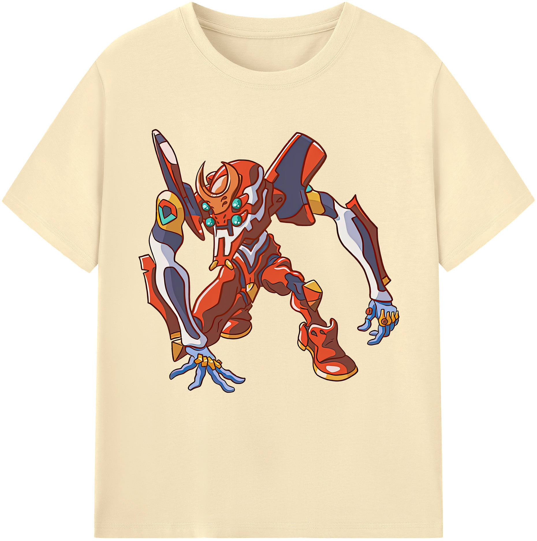 （画像用） EVA 新世紀エヴァンゲリオン 綿100％半袖Tシャツ（フロントプリント）