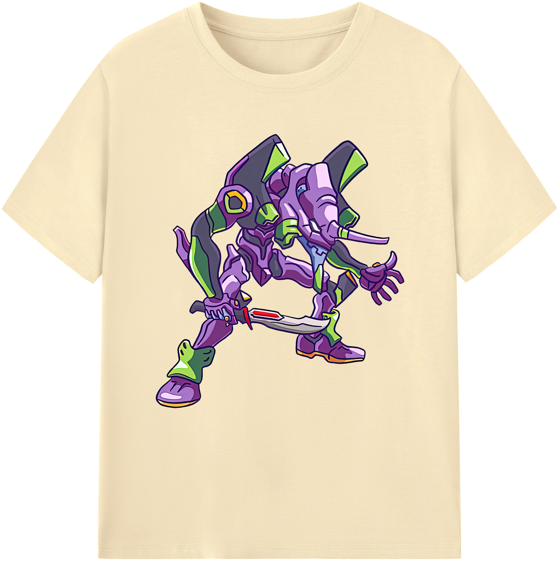 （画像用） EVA 新世紀エヴァンゲリオン 綿100％半袖Tシャツ（フロントプリント）