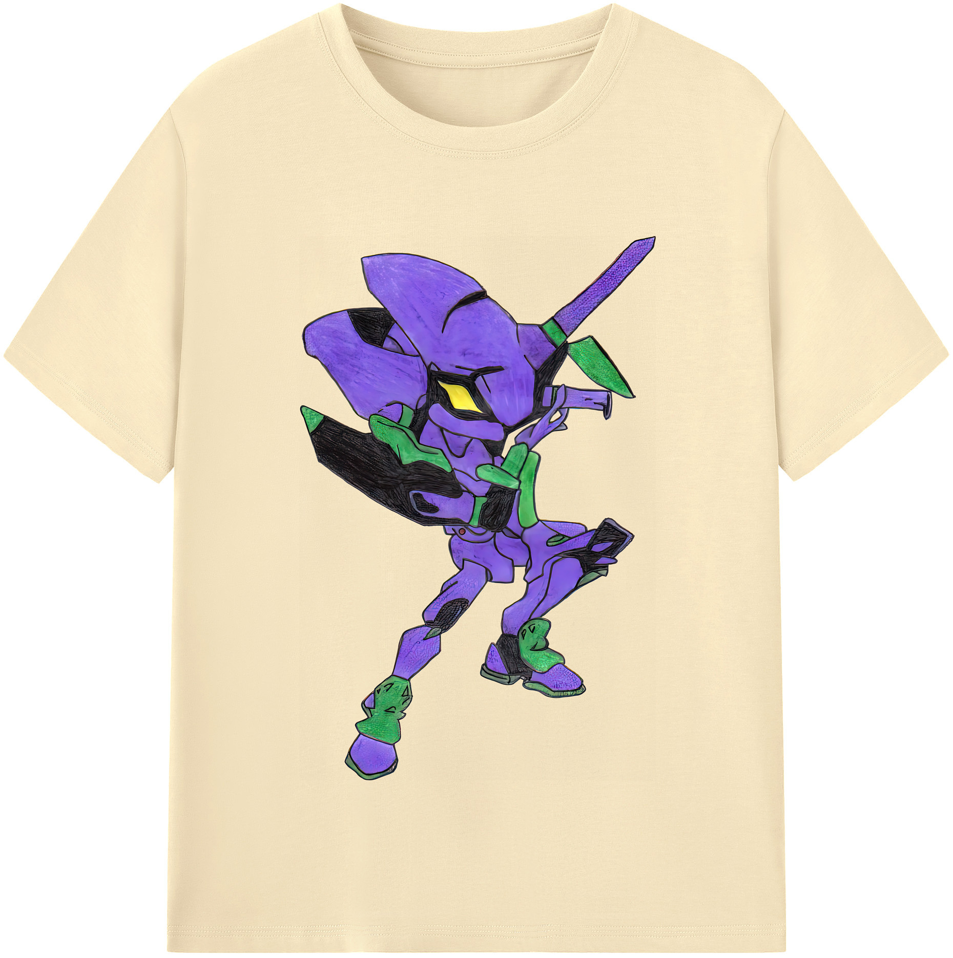 （画像用） EVA 新世紀エヴァンゲリオン 綿100％半袖Tシャツ（フロントプリント）