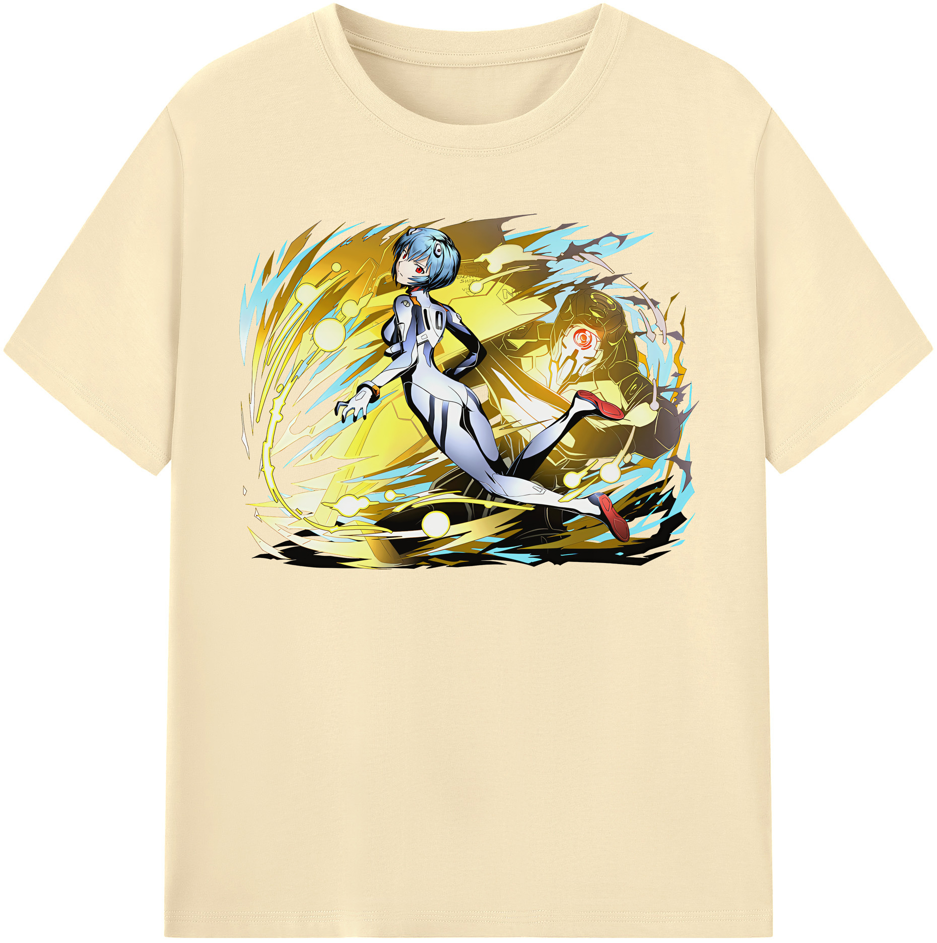 （画像用） EVA 新世紀エヴァンゲリオン 綿100％半袖Tシャツ（フロントプリント）