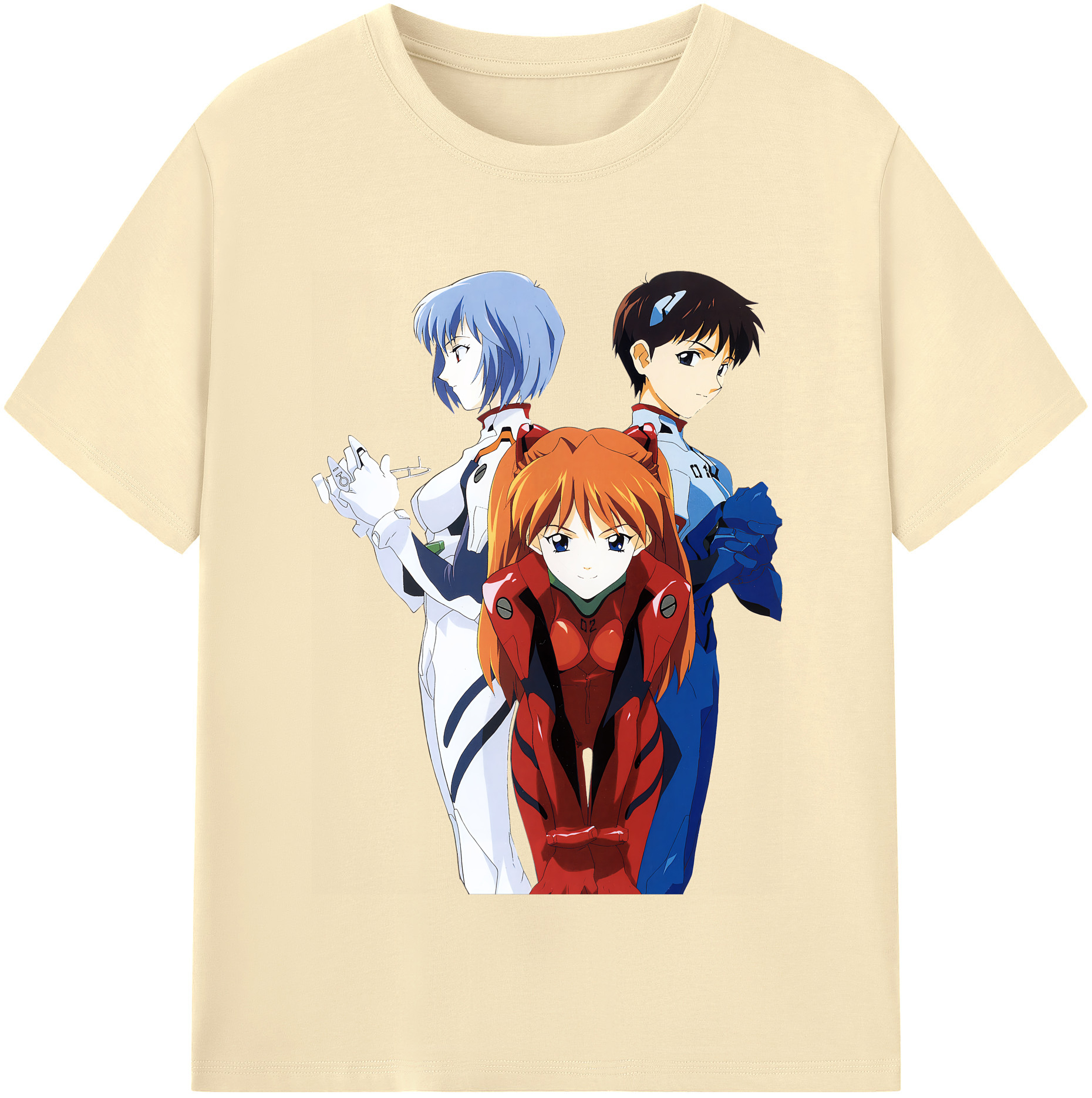 （画像用） EVA 新世紀エヴァンゲリオン 綿100％半袖Tシャツ（フロントプリント）