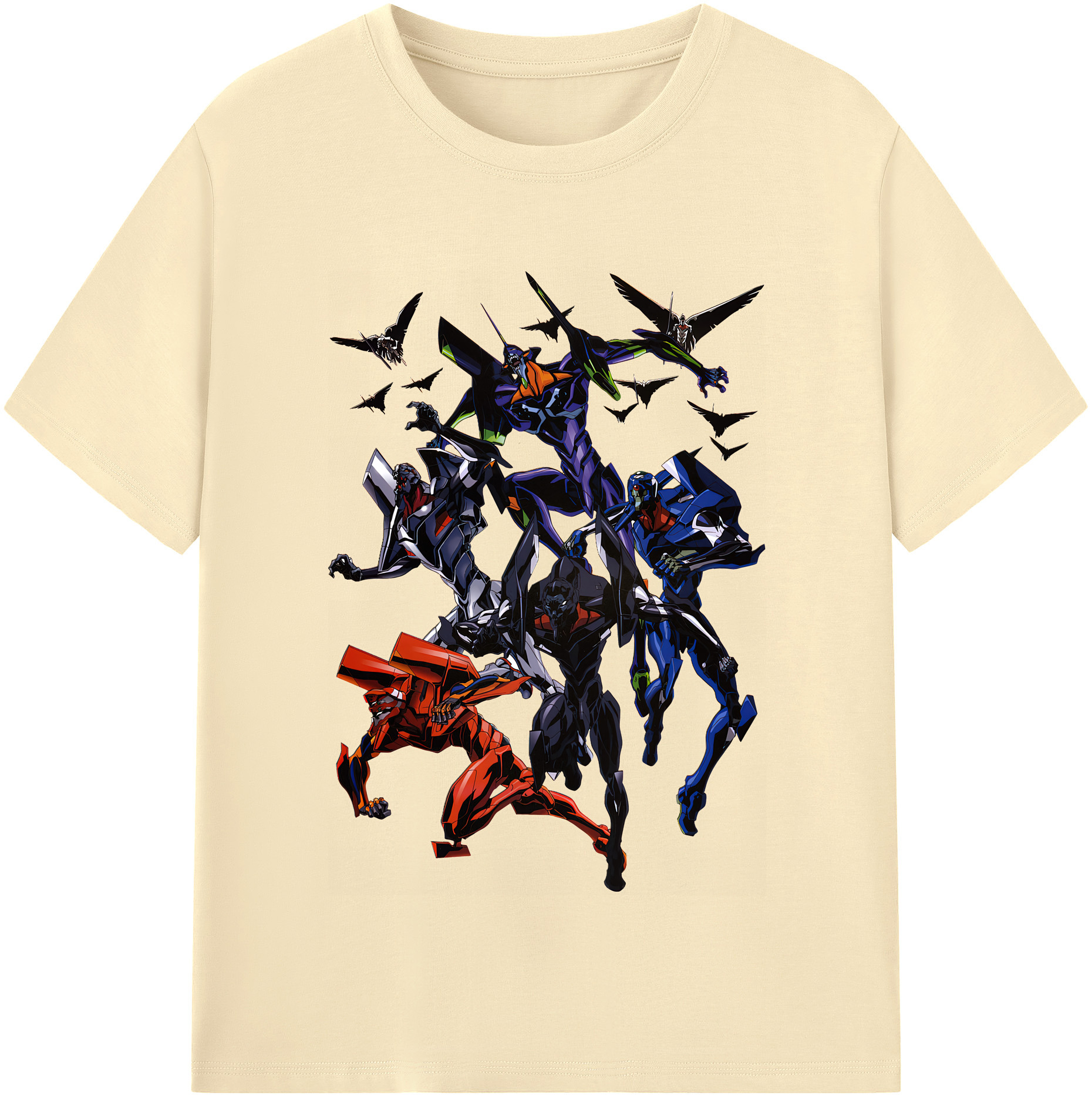 （画像用） EVA 新世紀エヴァンゲリオン 綿100％半袖Tシャツ（フロントプリント）