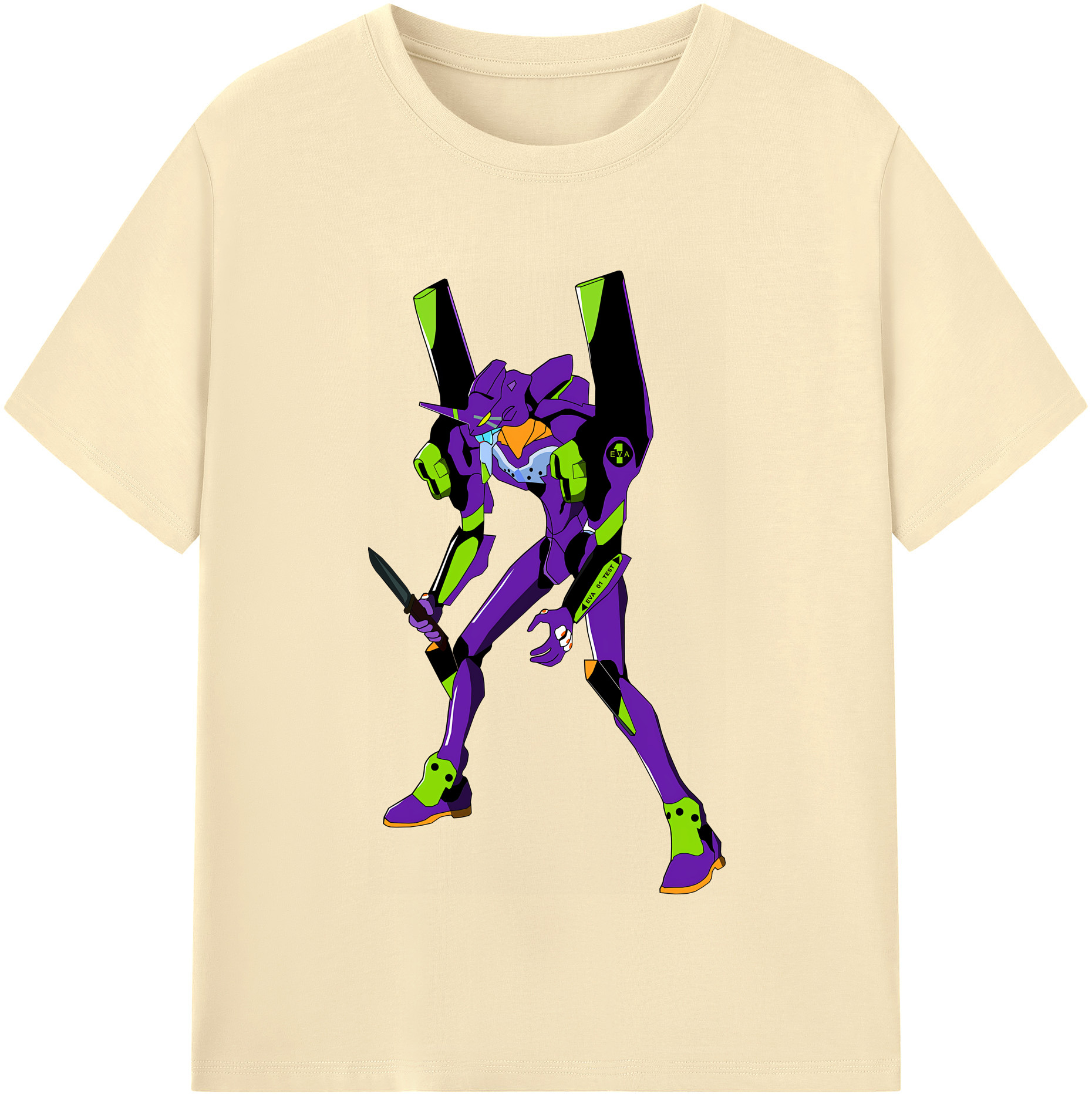 （画像用） EVA 新世紀エヴァンゲリオン 綿100％半袖Tシャツ（フロントプリント）