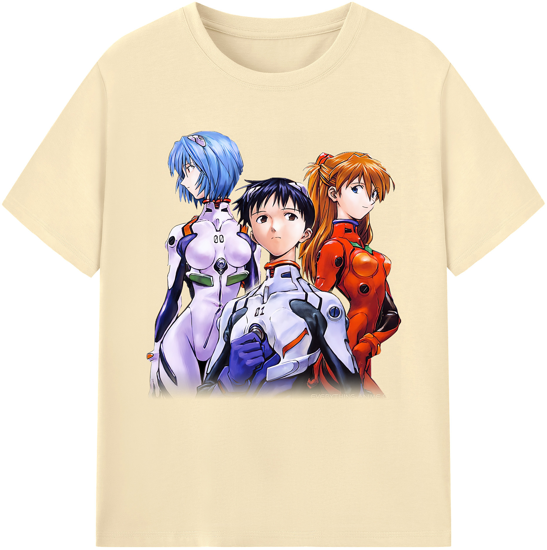 （画像用） EVA 新世紀エヴァンゲリオン 綿100％半袖Tシャツ（フロントプリント）