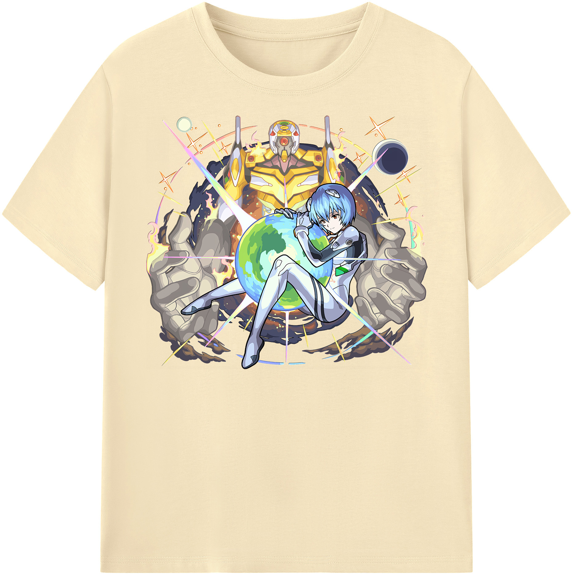 （画像用） EVA 新世紀エヴァンゲリオン 綿100％半袖Tシャツ（フロントプリント）