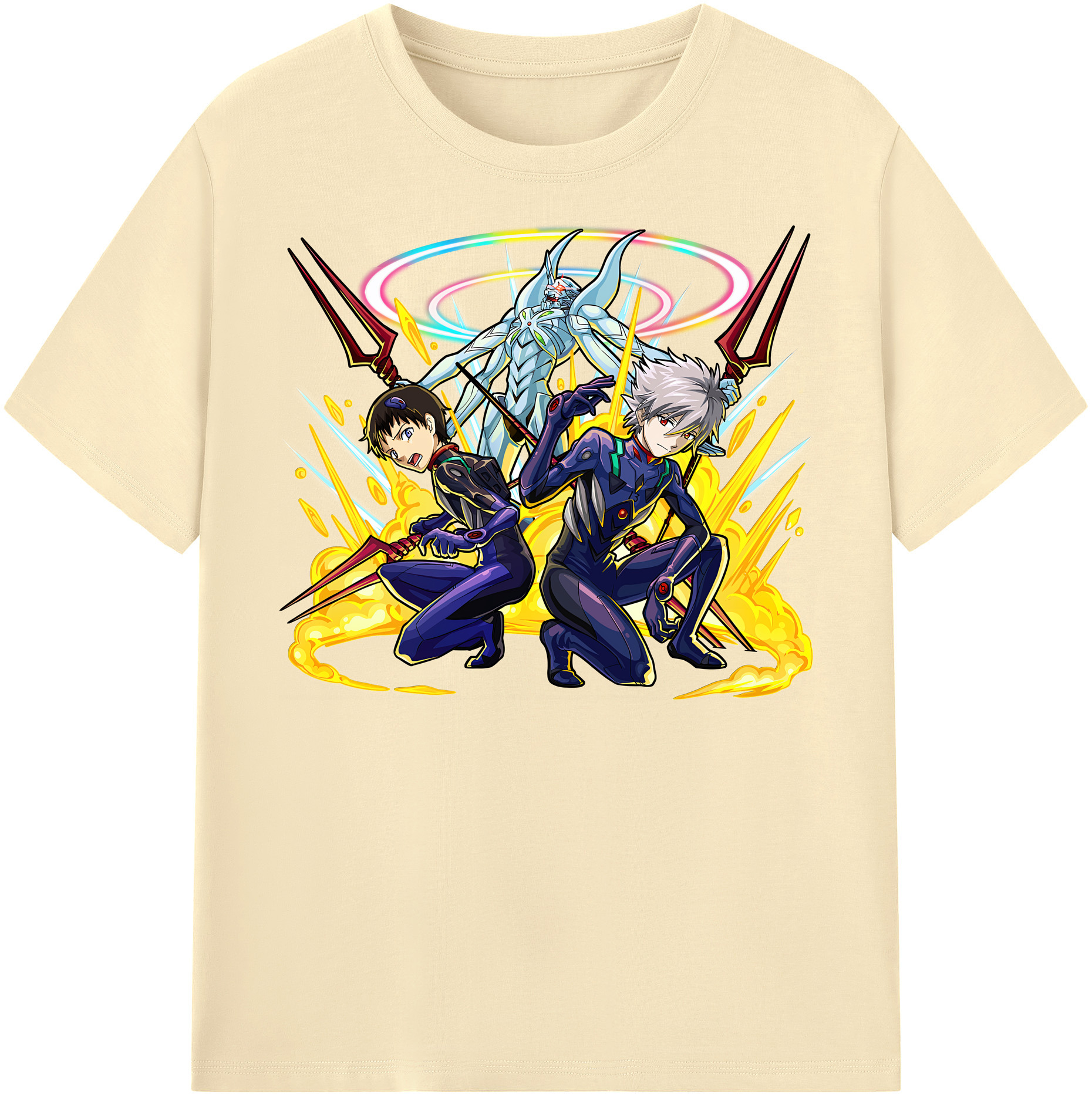（画像用） EVA 新世紀エヴァンゲリオン 綿100％半袖Tシャツ（フロントプリント）