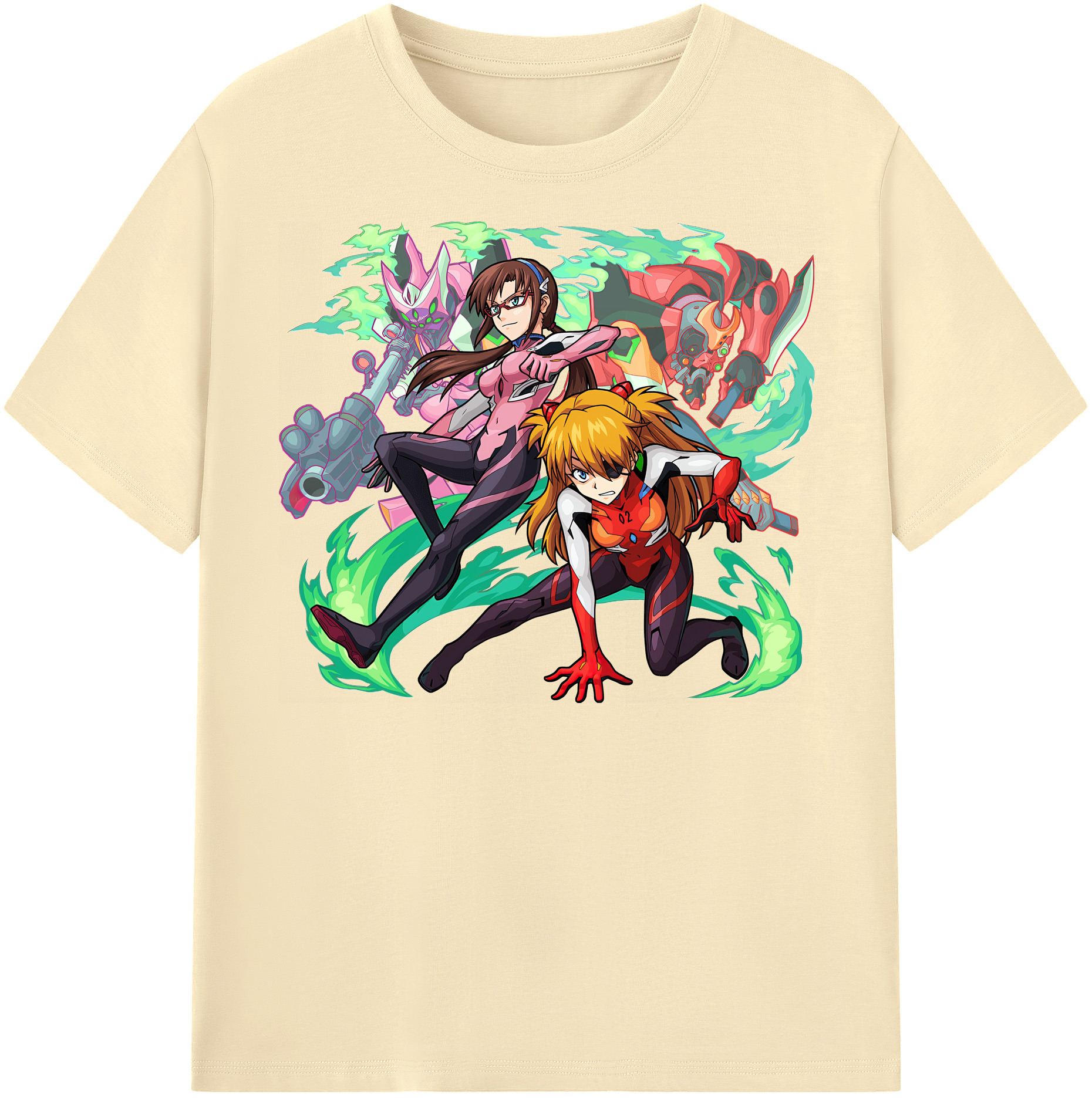 （画像用） EVA 新世紀エヴァンゲリオン 綿100％半袖Tシャツ（フロントプリント）